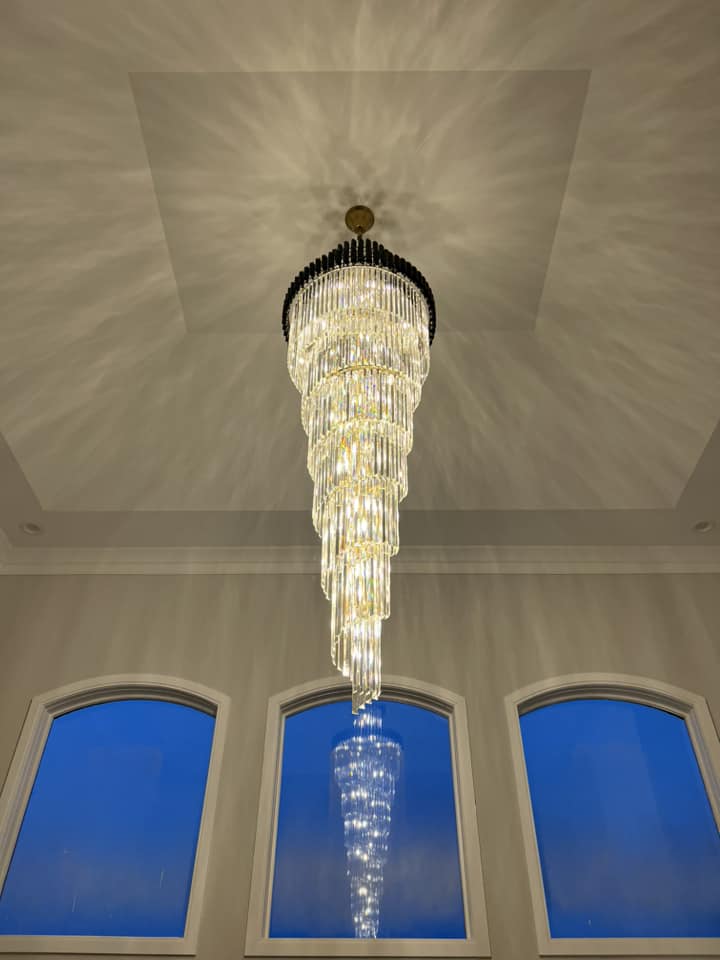 Cyrus Multiple Tier Crystal Chandelier-MEET LIGHTING