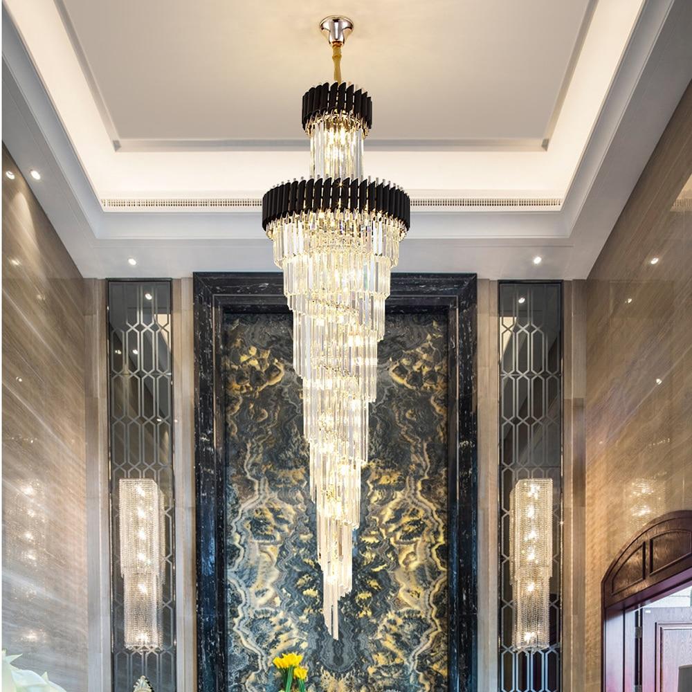 Cyrus Multiple Tier Crystal Chandelier-MEET LIGHTING