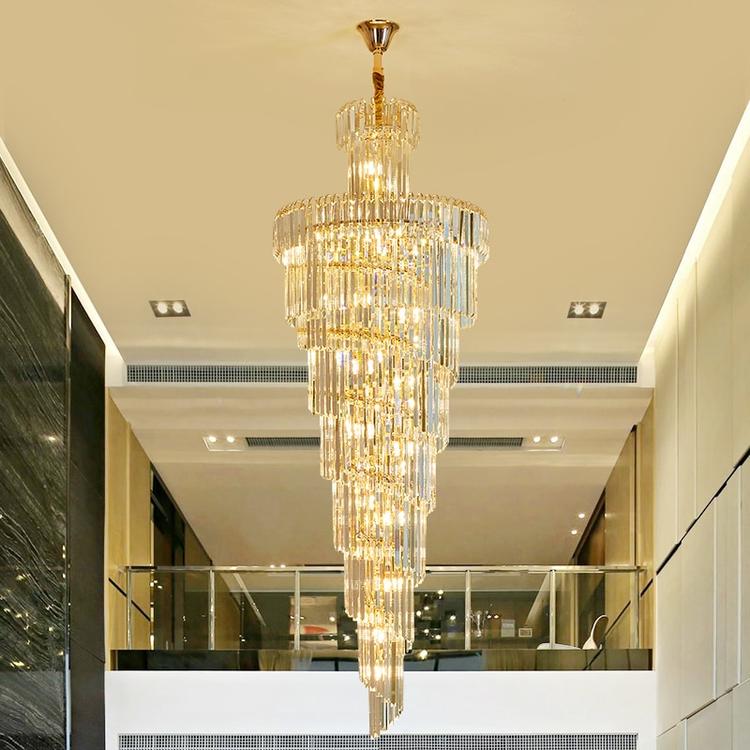 Danilo Multiple Tier Crystal Chandelier-MEET LIGHTING