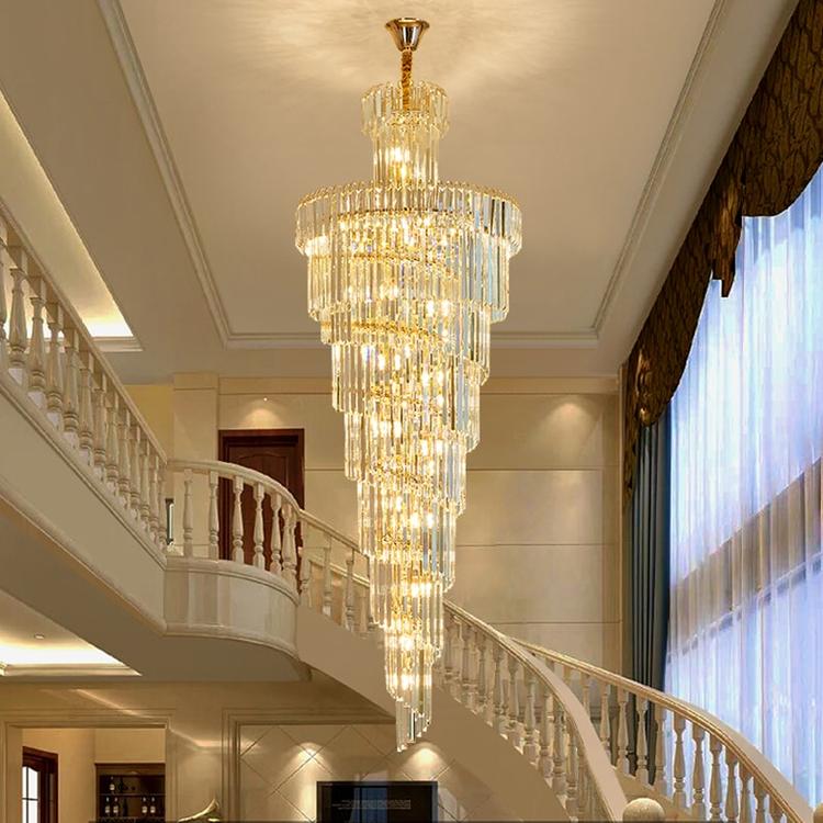 Danilo Multiple Tier Crystal Chandelier-MEET LIGHTING