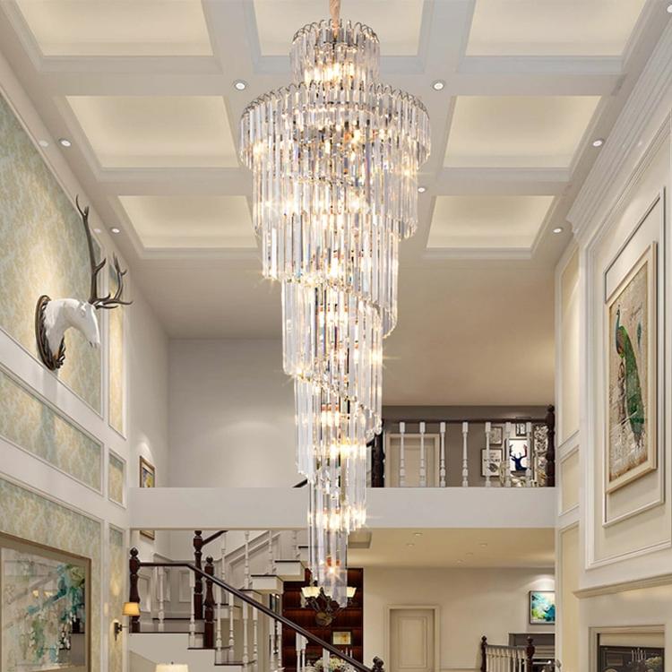 Danilo Multiple Tier Crystal Chandelier-MEET LIGHTING