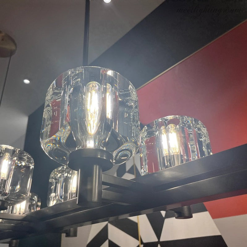 Demart Round Chandelier 60" for Living Room, Bedroom, Dining Table-MEET LIGHTING