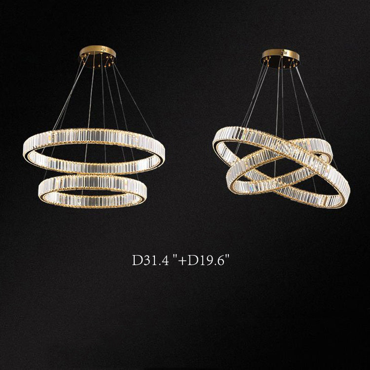 Doro Crystal Round Chandelier-MEET LIGHTING