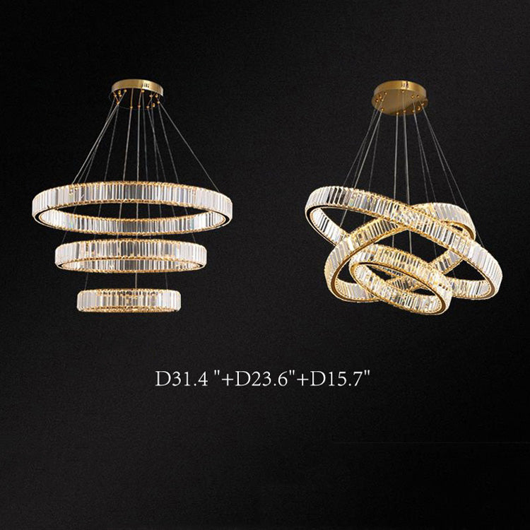 Doro Crystal Round Chandelier-MEET LIGHTING