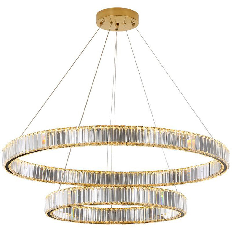 Doro Crystal Round Chandelier-MEET LIGHTING