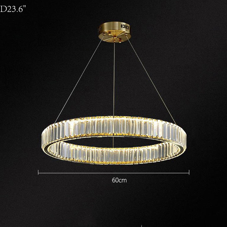 Doro Crystal Round Chandelier-MEET LIGHTING