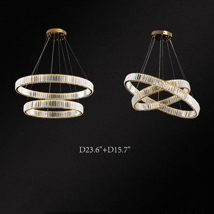 Doro Crystal Round Chandelier-MEET LIGHTING