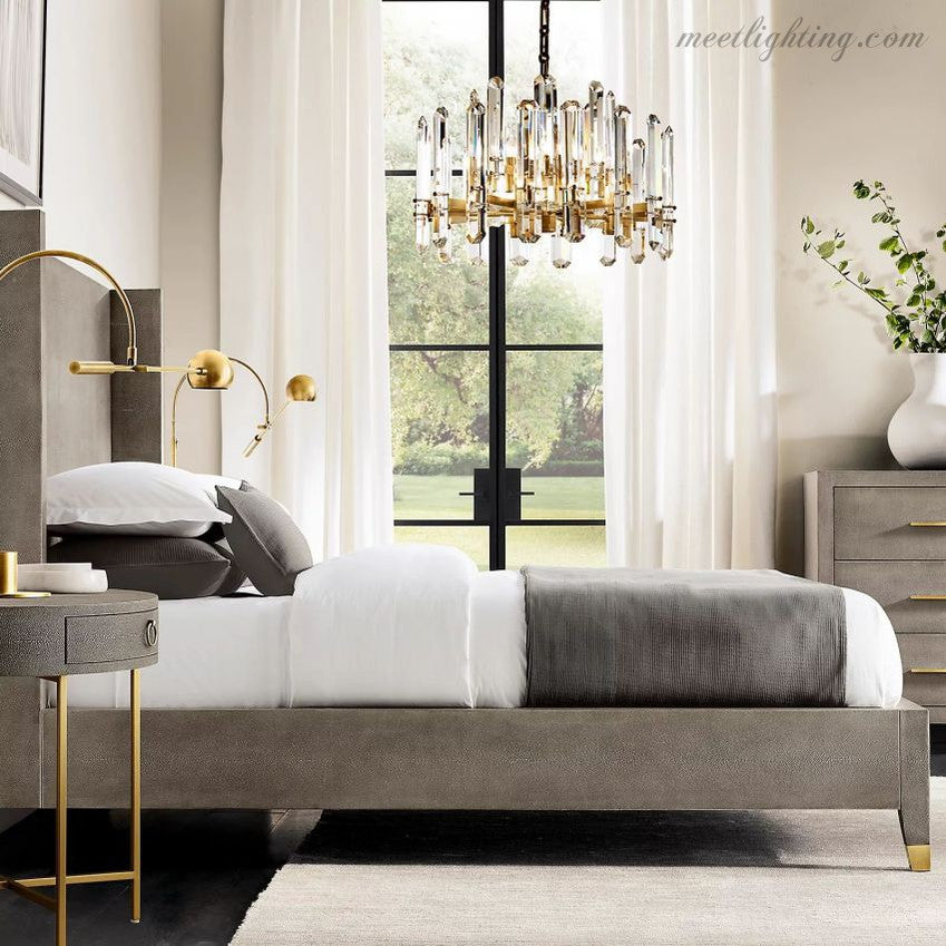 Bonnington Crystal Round Chandelier 48"-MEET LIGHTING