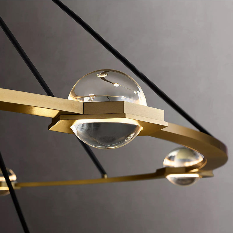 Eclatant 2-Tier Round Chandelier 60"-MEET LIGHTING