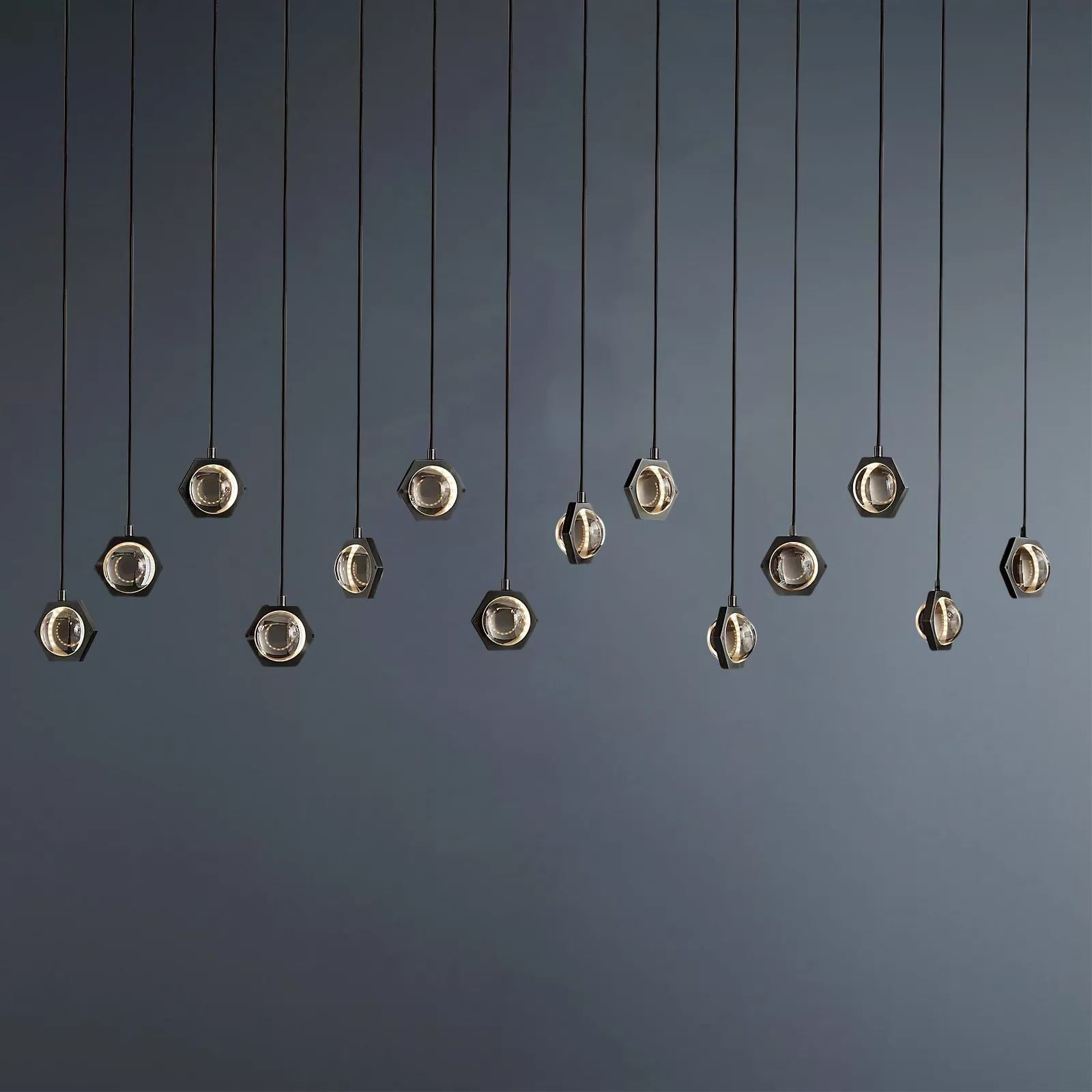 Eclatant Linear Chandelier W 72''-MEET LIGHTING