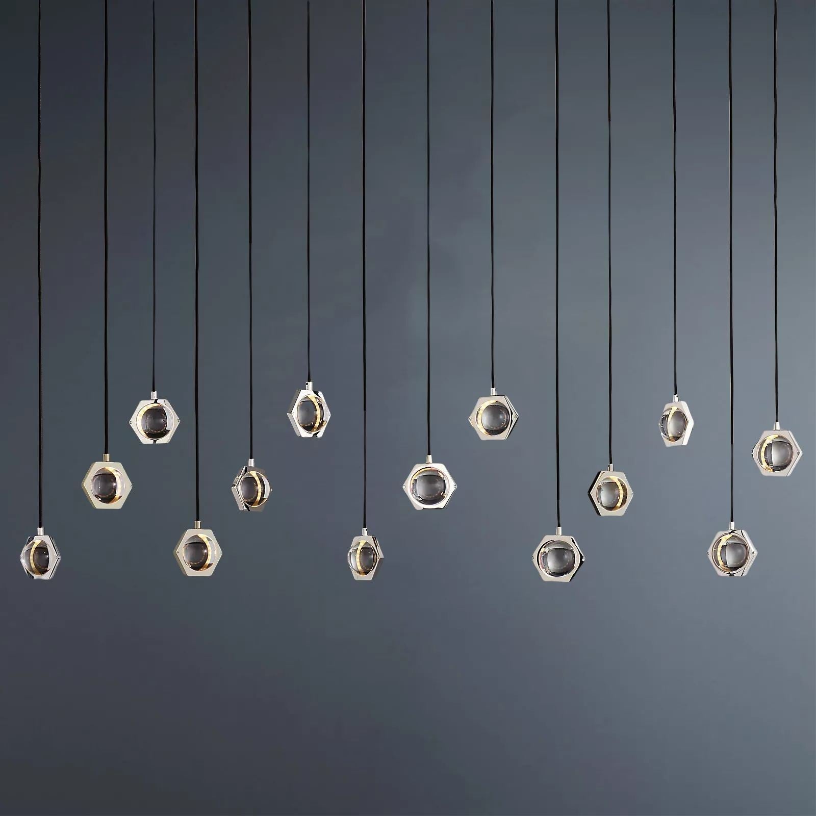 Eclatant Linear Chandelier W 72''-MEET LIGHTING