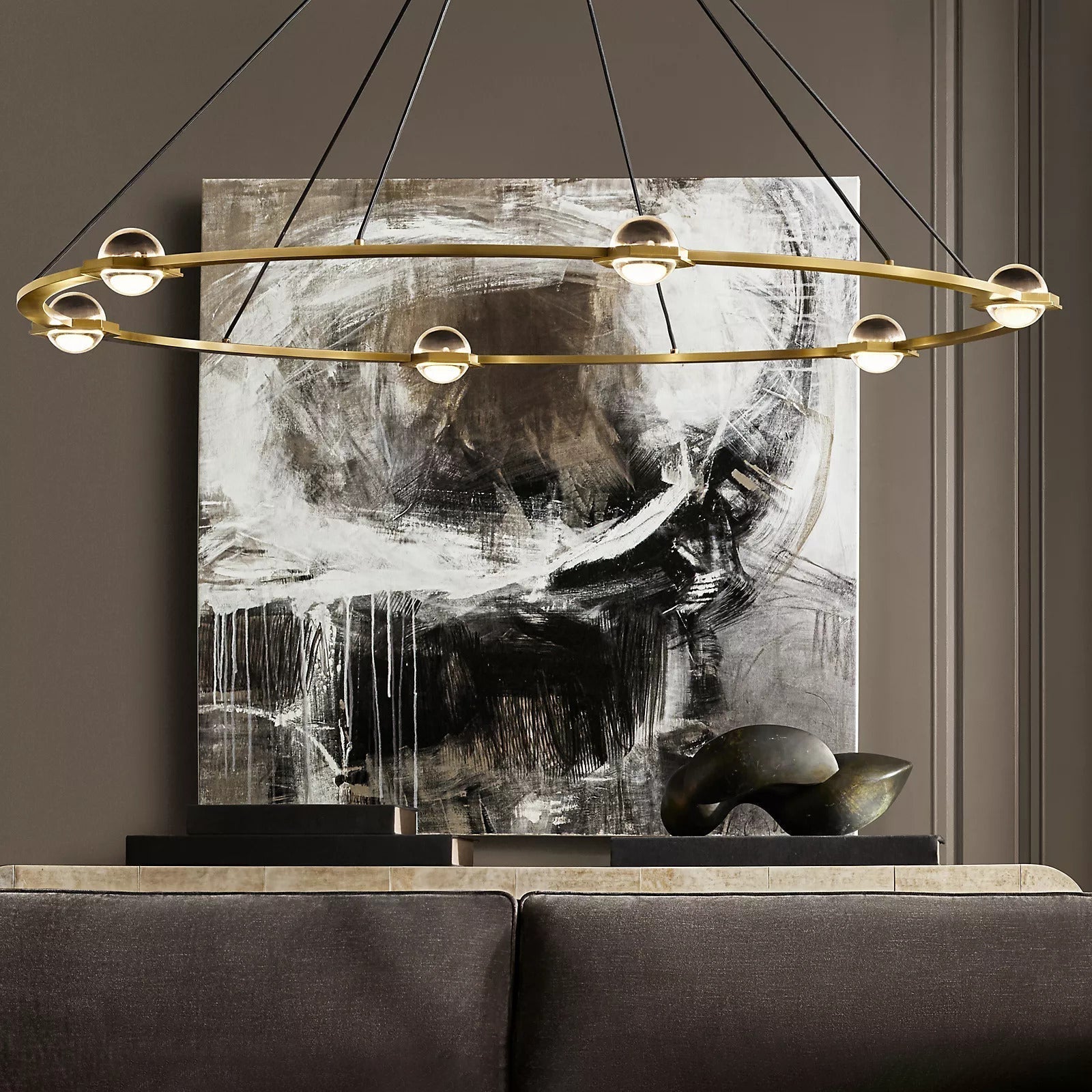 Eclatant Round Chandelier 60"-MEET LIGHTING