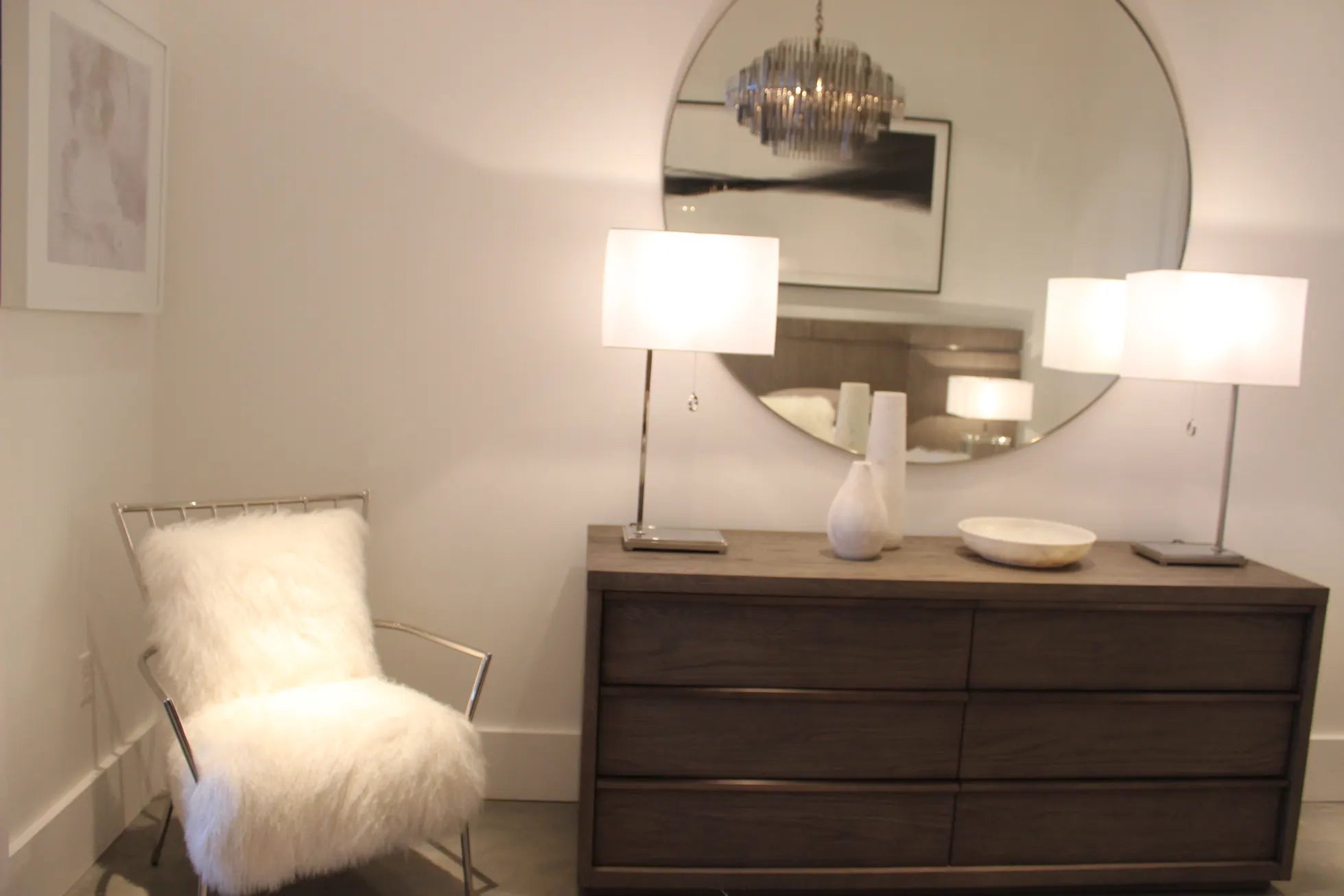 Emily Industrial Wind Round Chandelier 24" 32" 42"-MEET LIGHTING