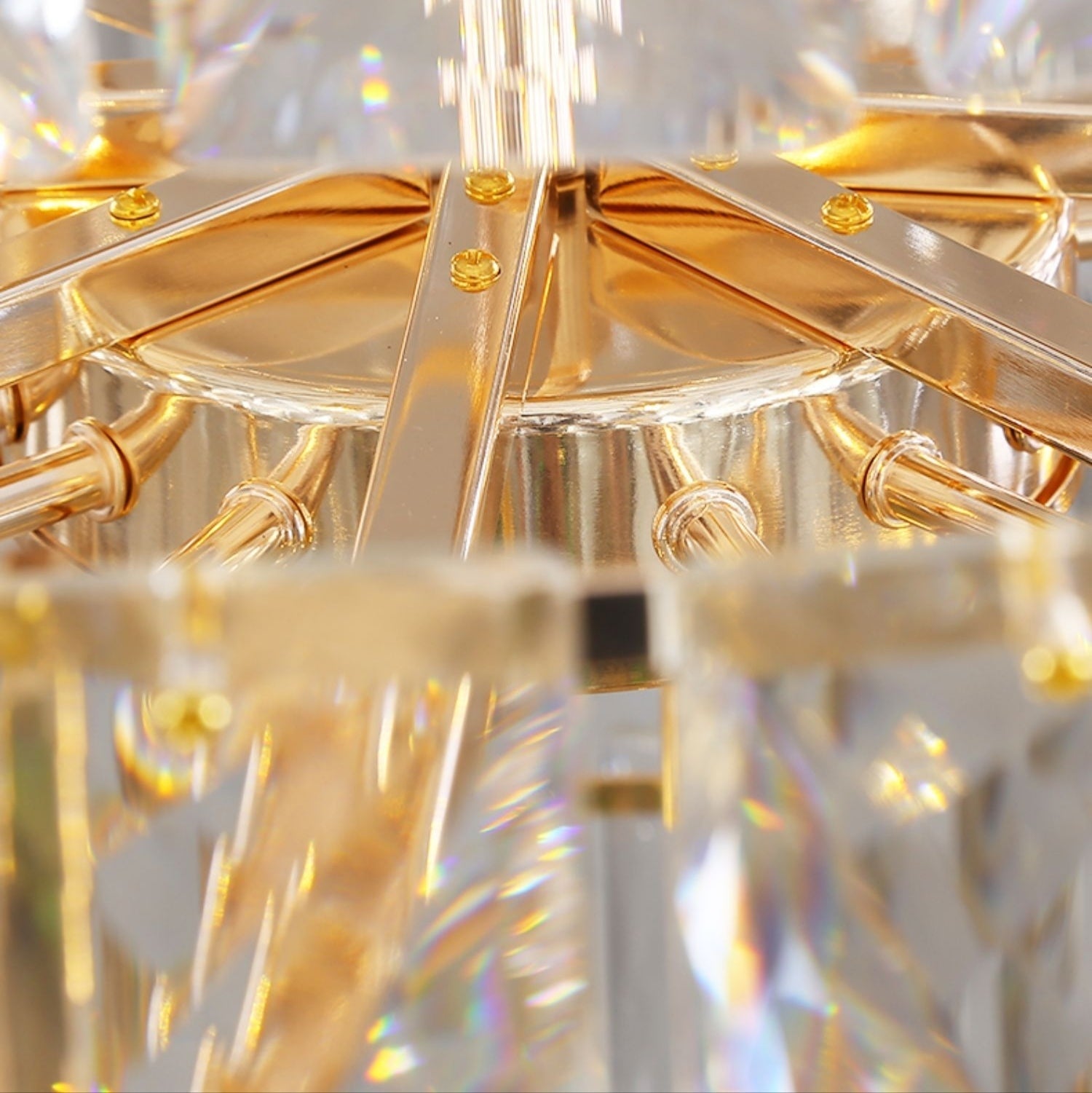 Extra Large Foyer Pure Crystal Ceiling Light Fixture Living Room Entrance Staircase Chandelier-MEET LIGHTING