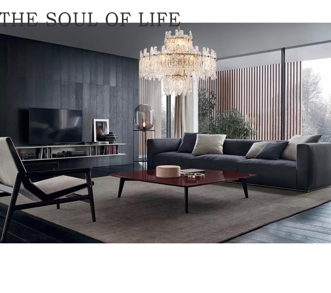 Faust Tiered Round Chandelier A-MEET LIGHTING