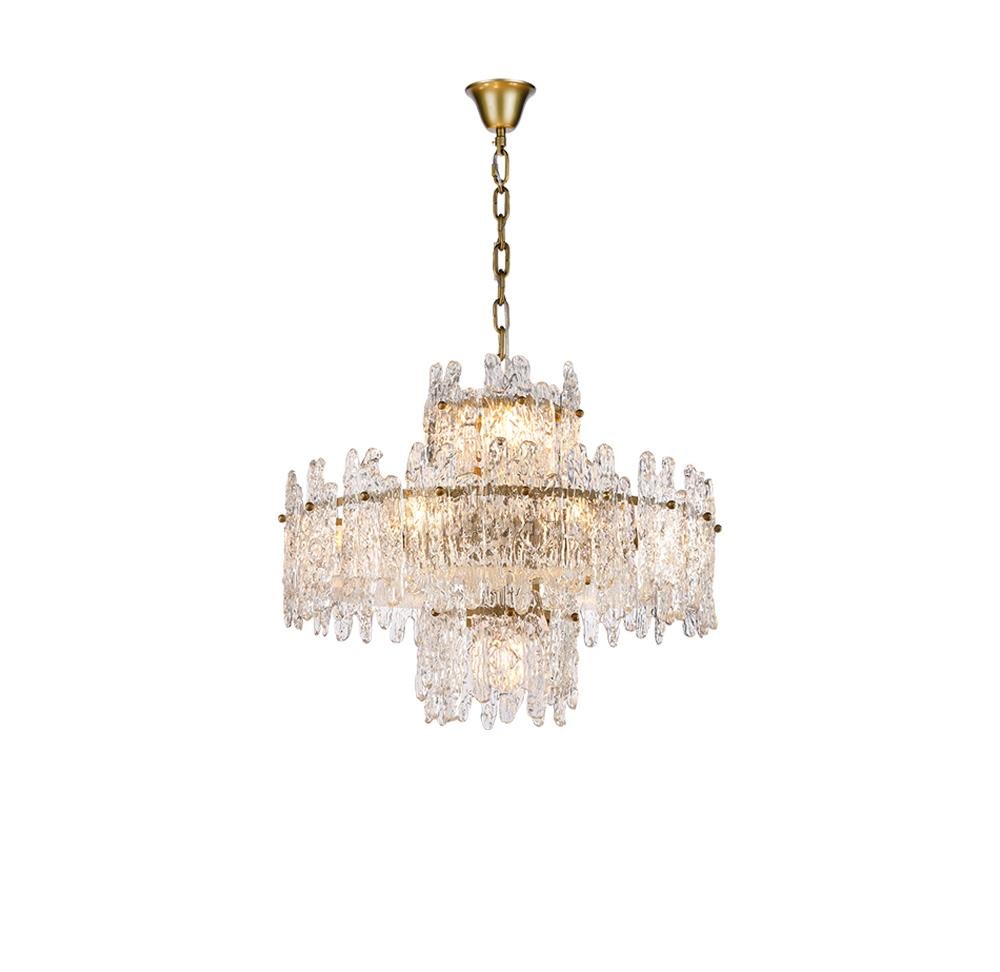 Faust Tiered Round Chandelier A-MEET LIGHTING