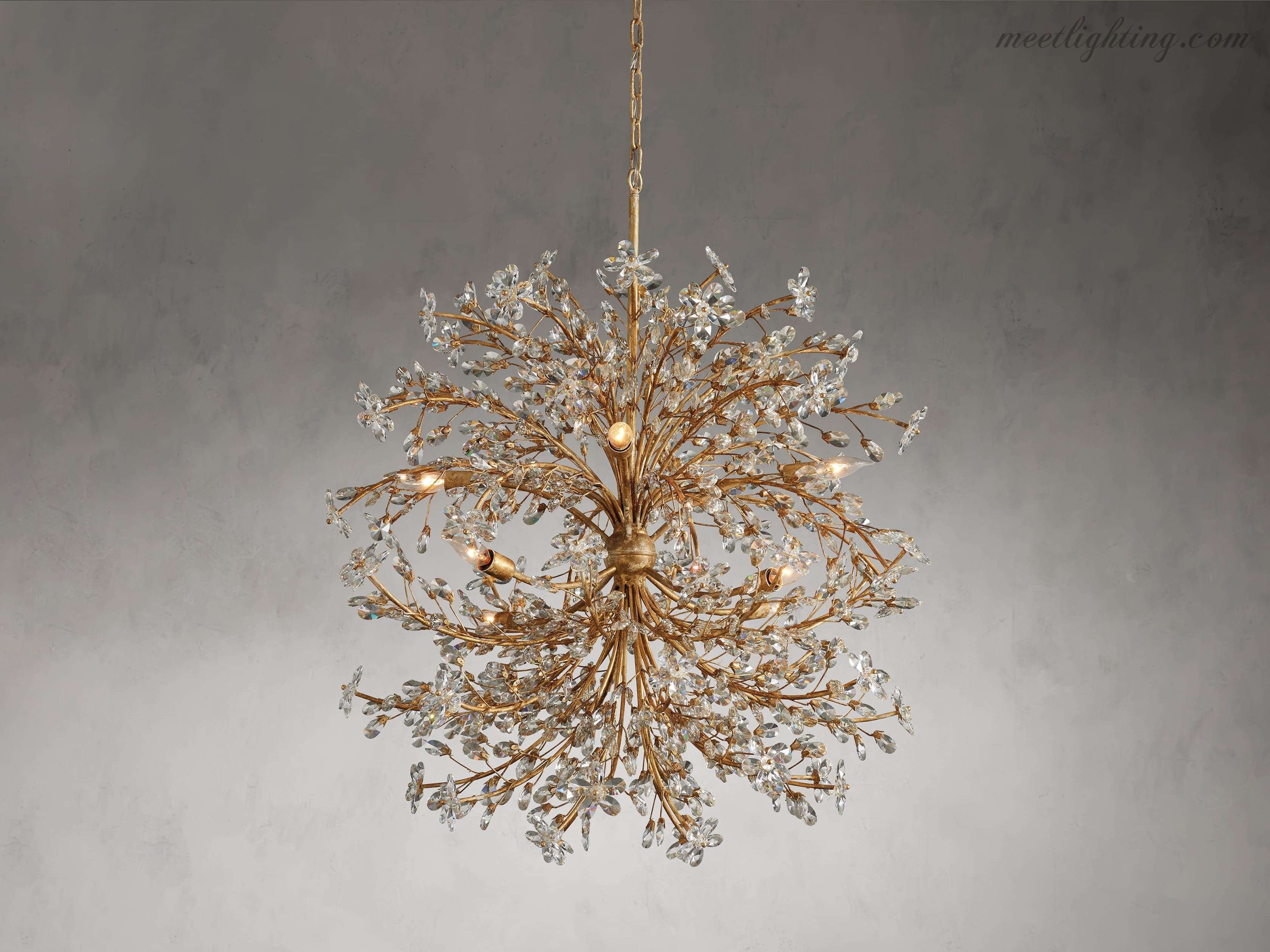 Fiore 8-Light Round Chandelier-MEET LIGHTING