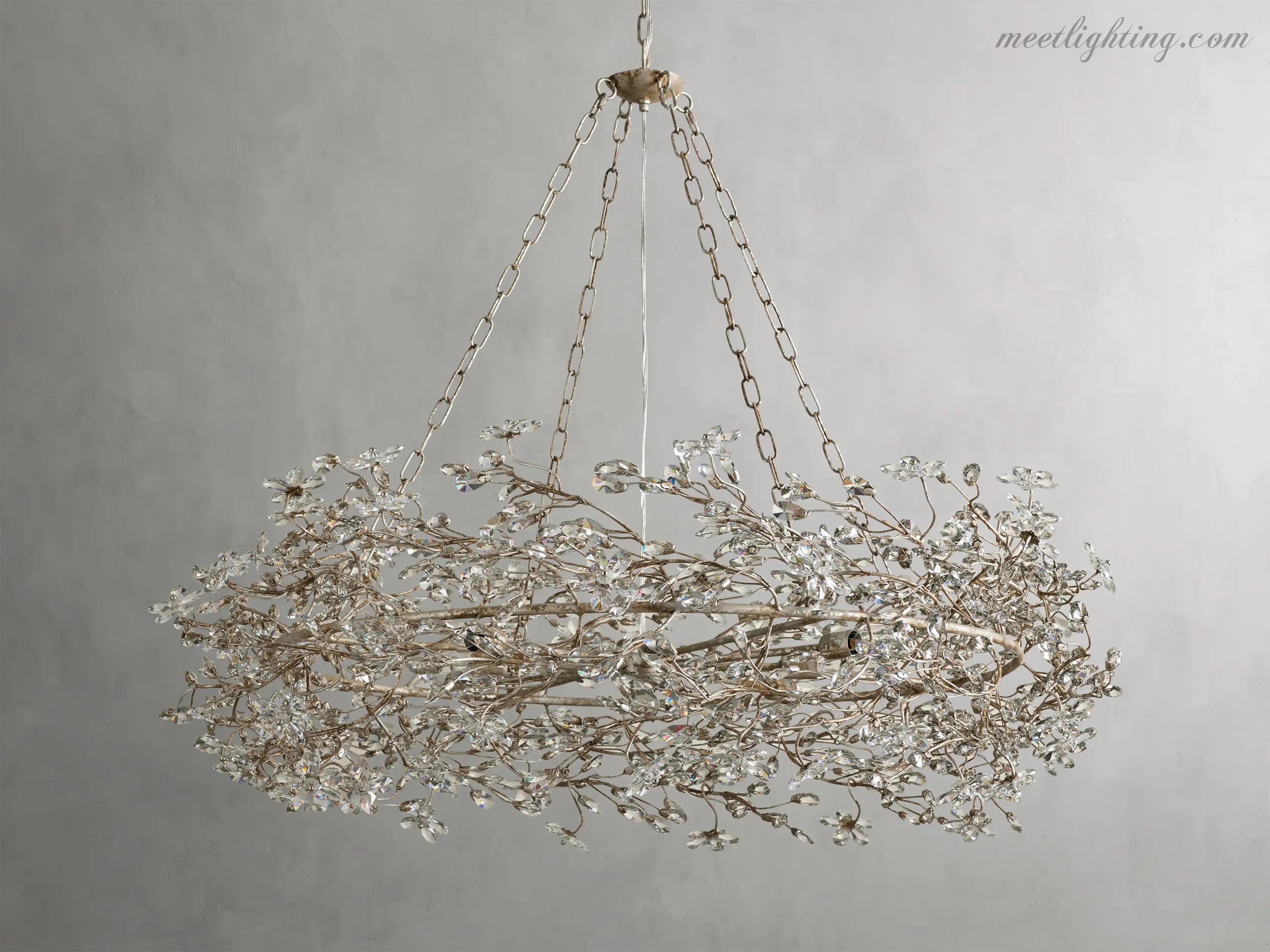 Fiore Crown Chandelier-MEET LIGHTING