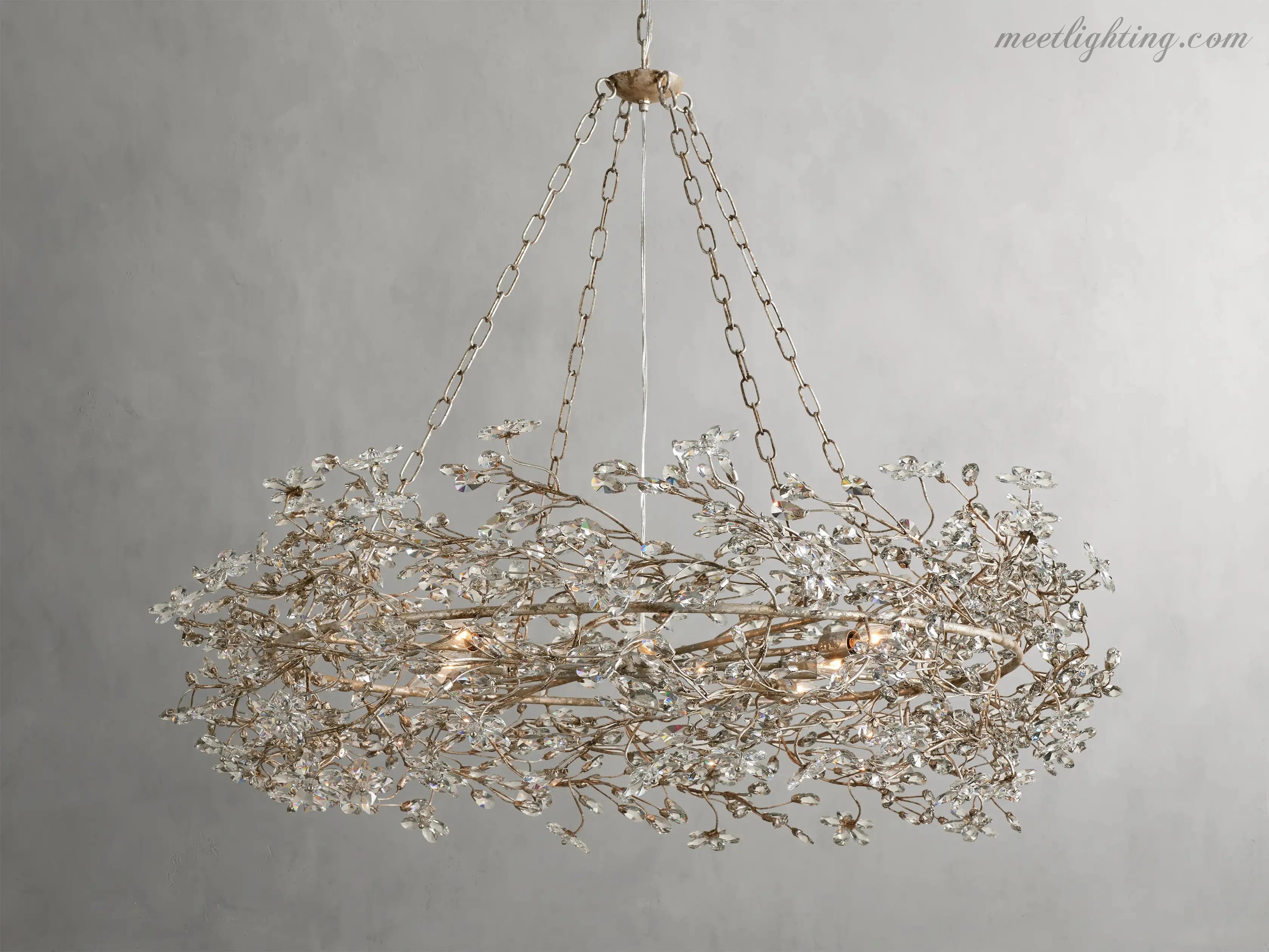 Fiore Crown Chandelier-MEET LIGHTING