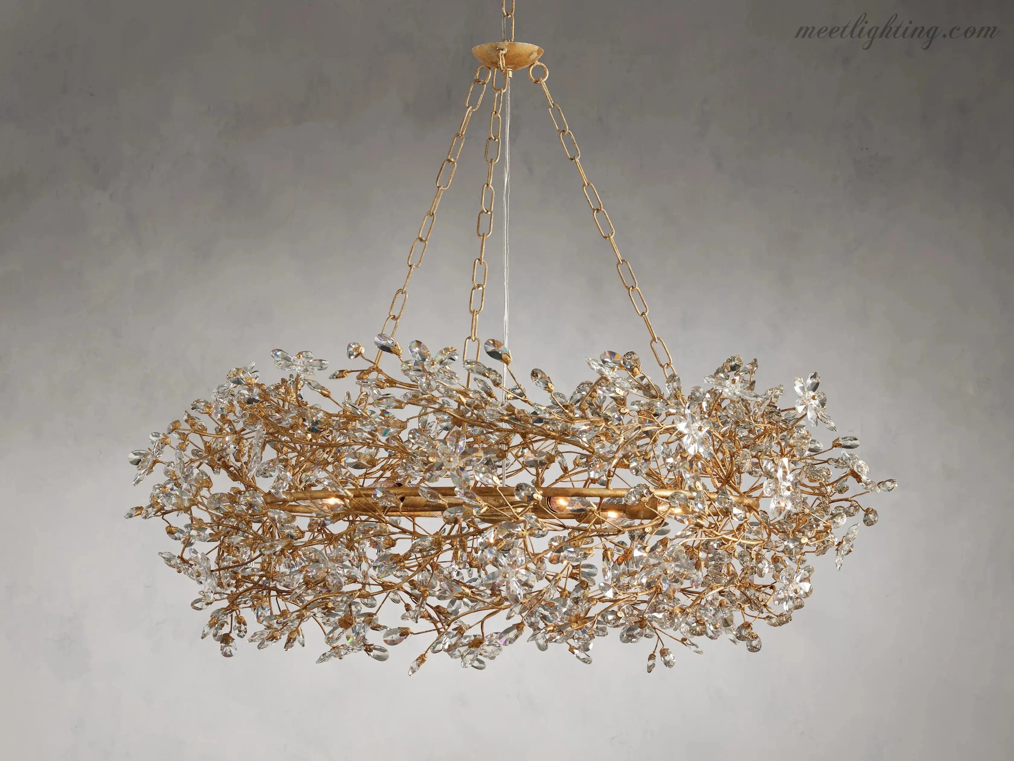 Fiore Crown Chandelier-MEET LIGHTING