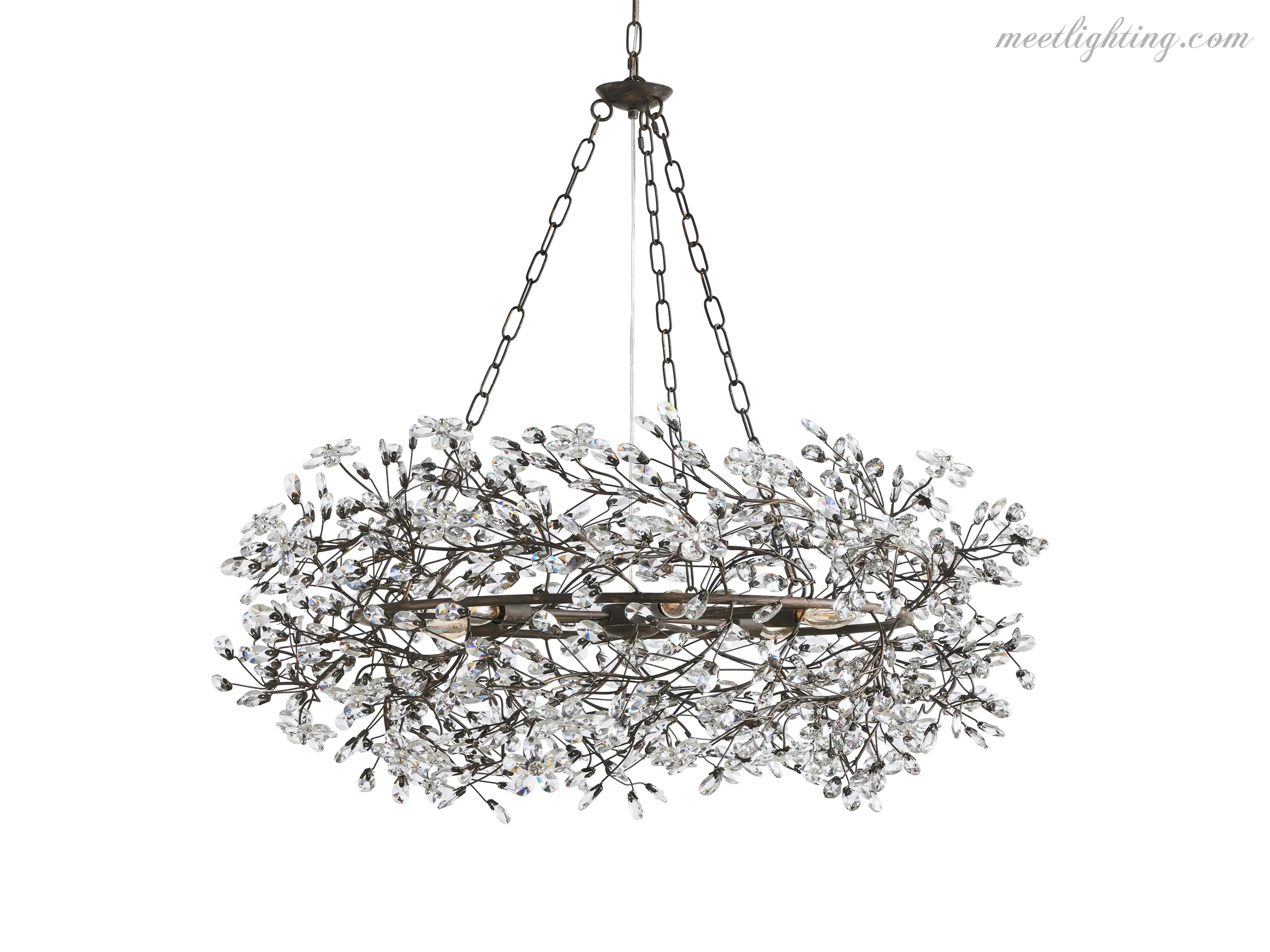 Fiore Crown Chandelier-MEET LIGHTING