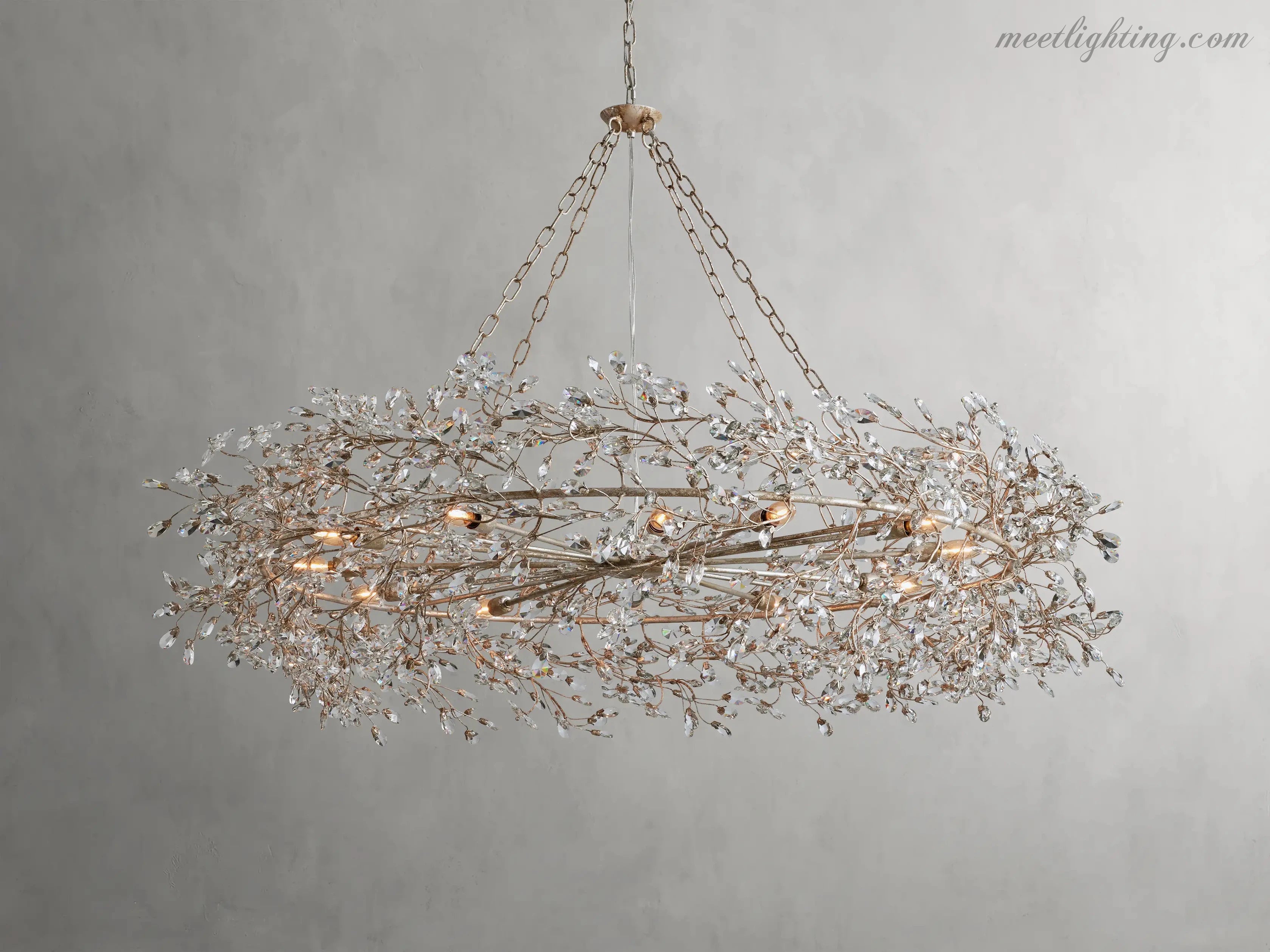 Fiore Crown Chandelier-MEET LIGHTING