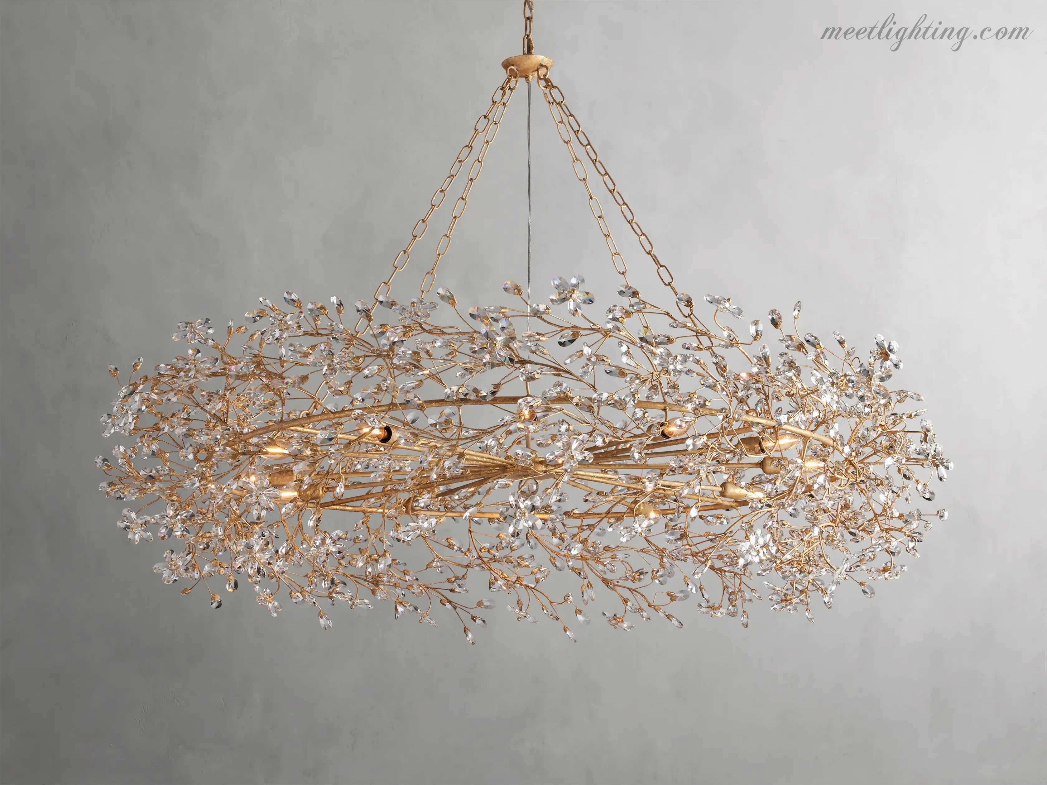 Fiore Crown Chandelier-MEET LIGHTING