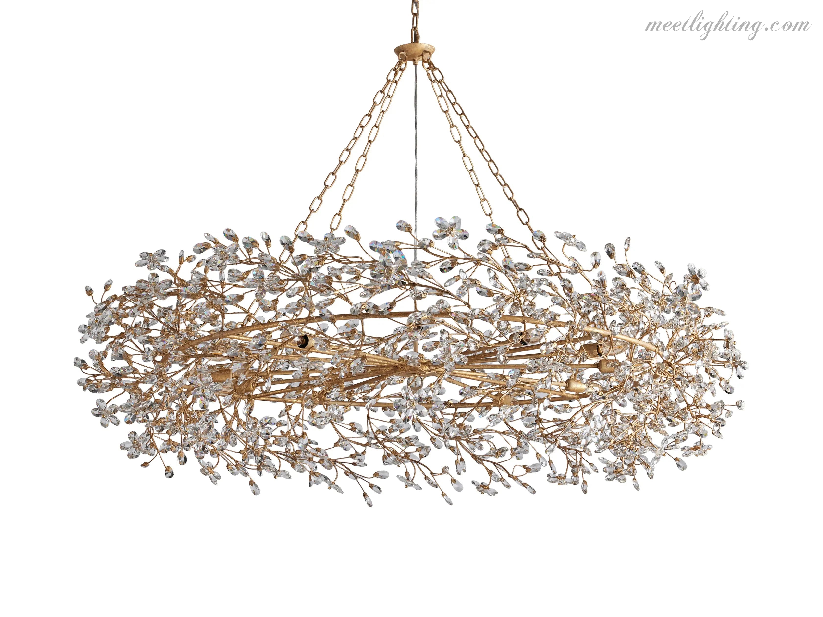 Fiore Crown Chandelier-MEET LIGHTING