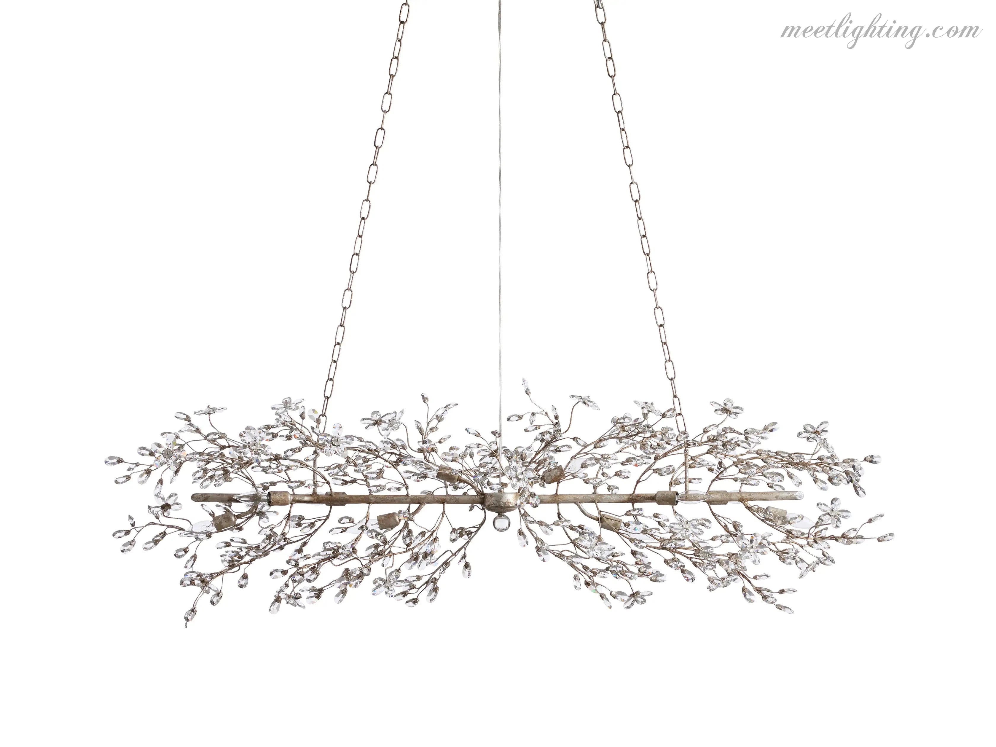Fiore Linear Chandelier-MEET LIGHTING
