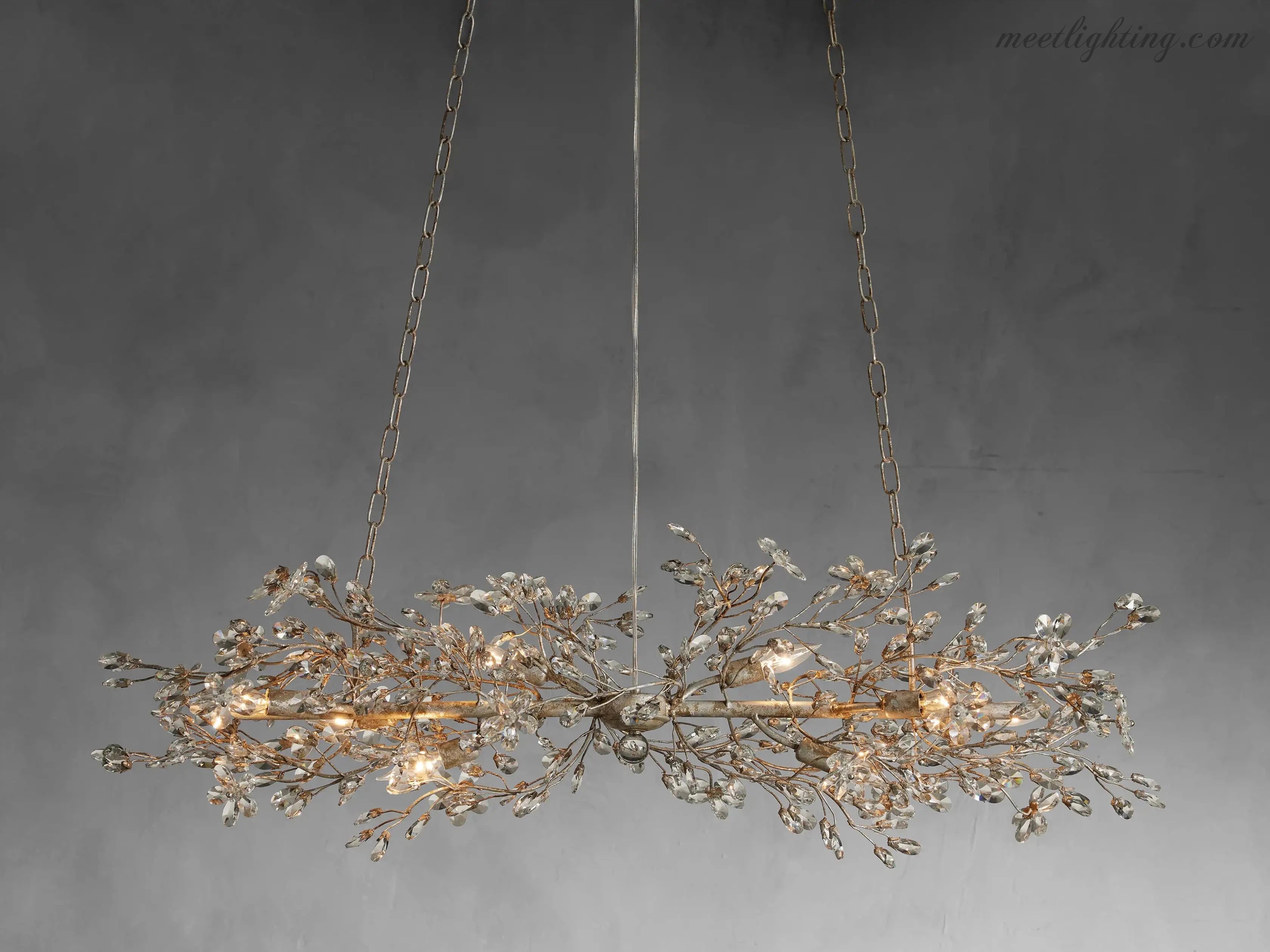 Fiore Linear Chandelier-MEET LIGHTING