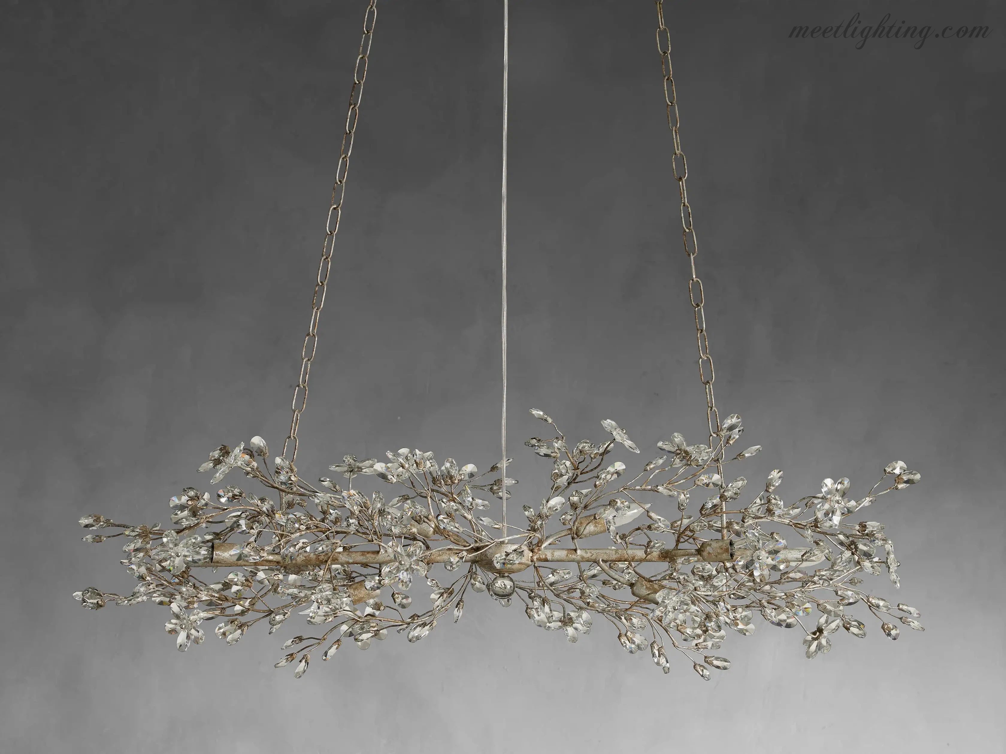 Fiore Linear Chandelier-MEET LIGHTING