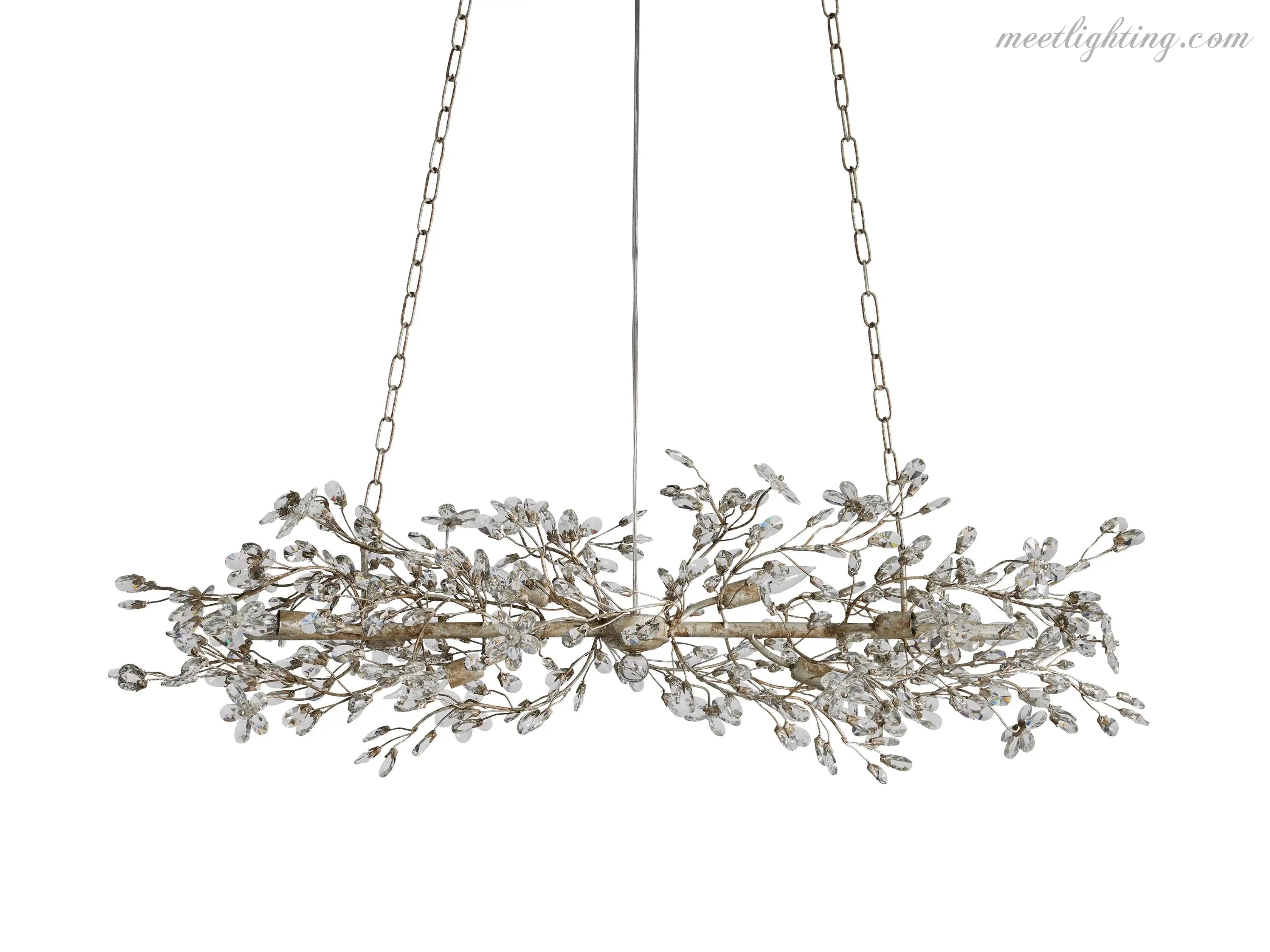 Fiore Linear Chandelier-MEET LIGHTING