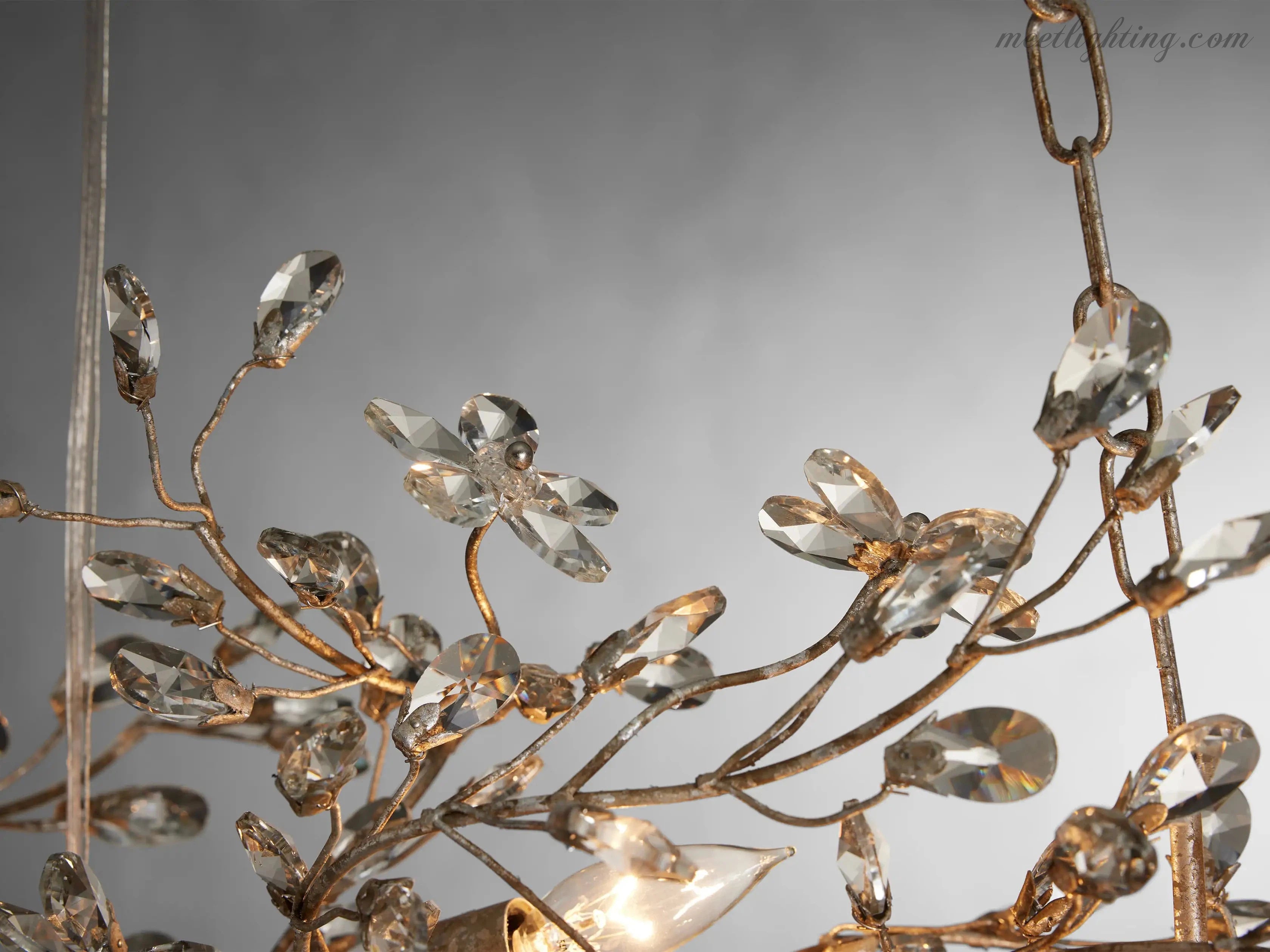 Fiore Linear Chandelier-MEET LIGHTING
