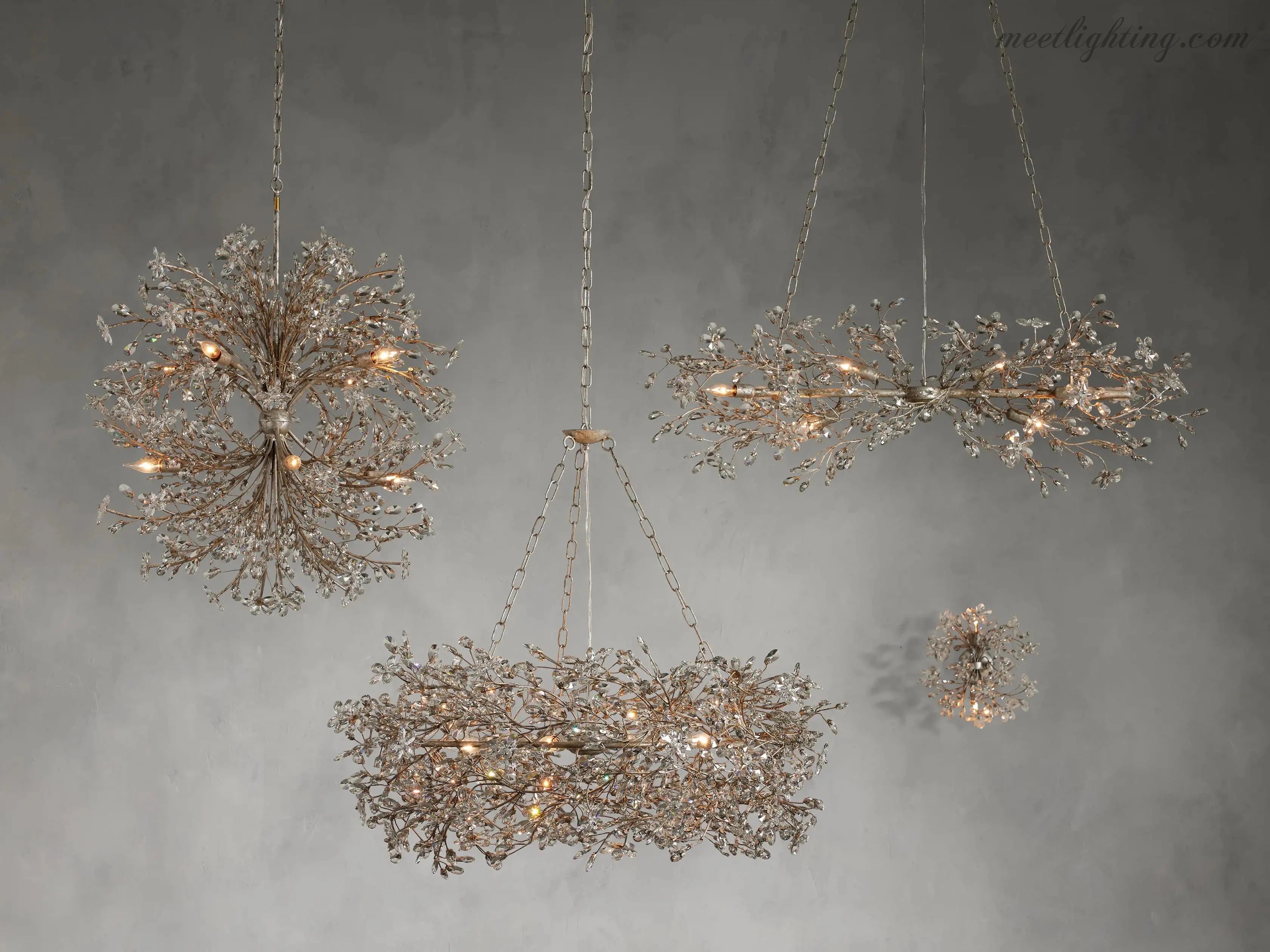 Fiore Linear Chandelier-MEET LIGHTING