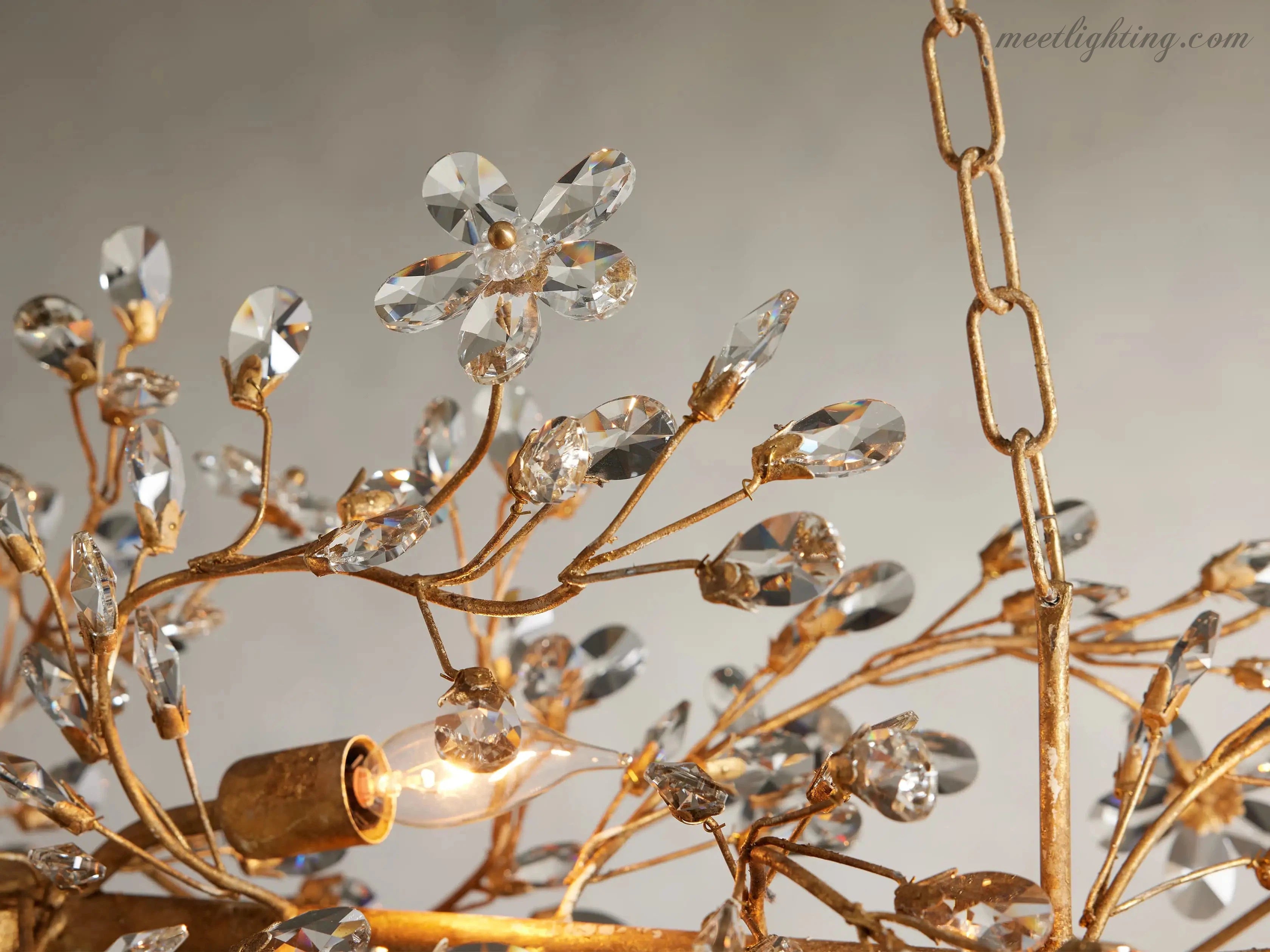 Fiore Linear Chandelier-MEET LIGHTING