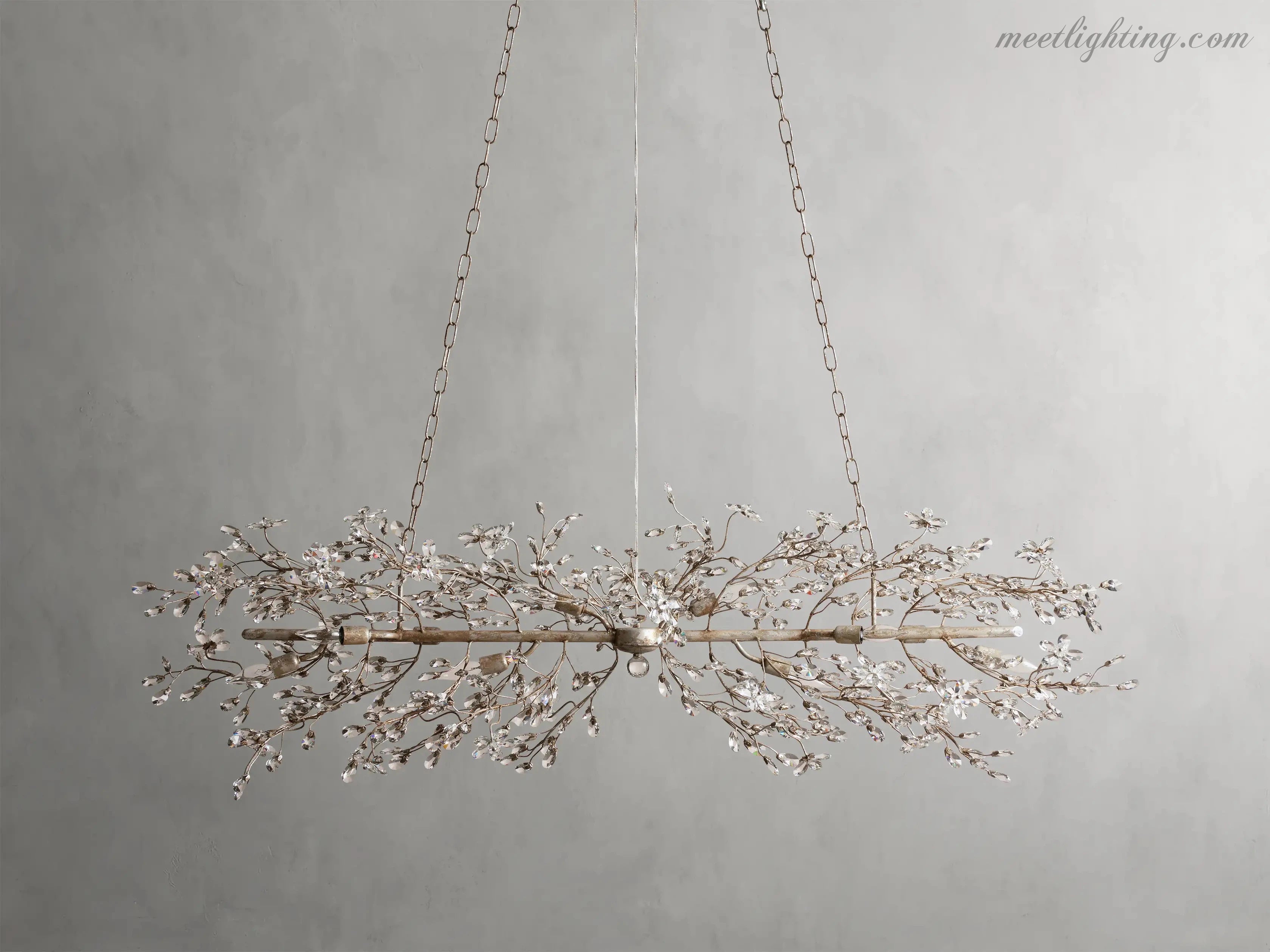 Fiore Linear Chandelier-MEET LIGHTING