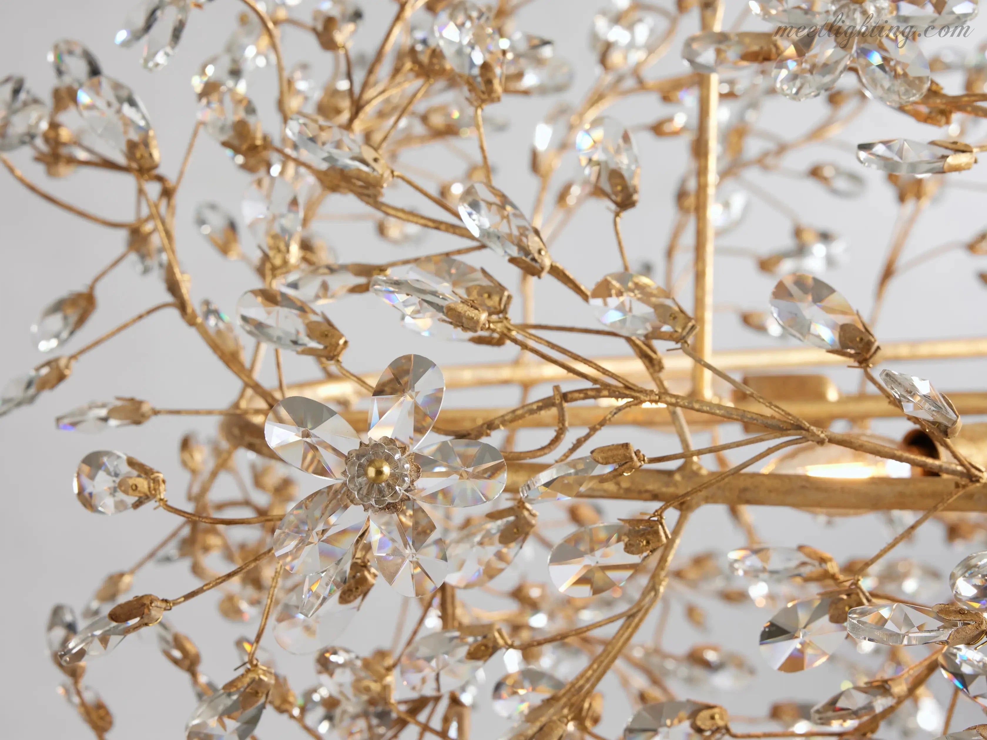 Fiore Oval Chandelier-MEET LIGHTING