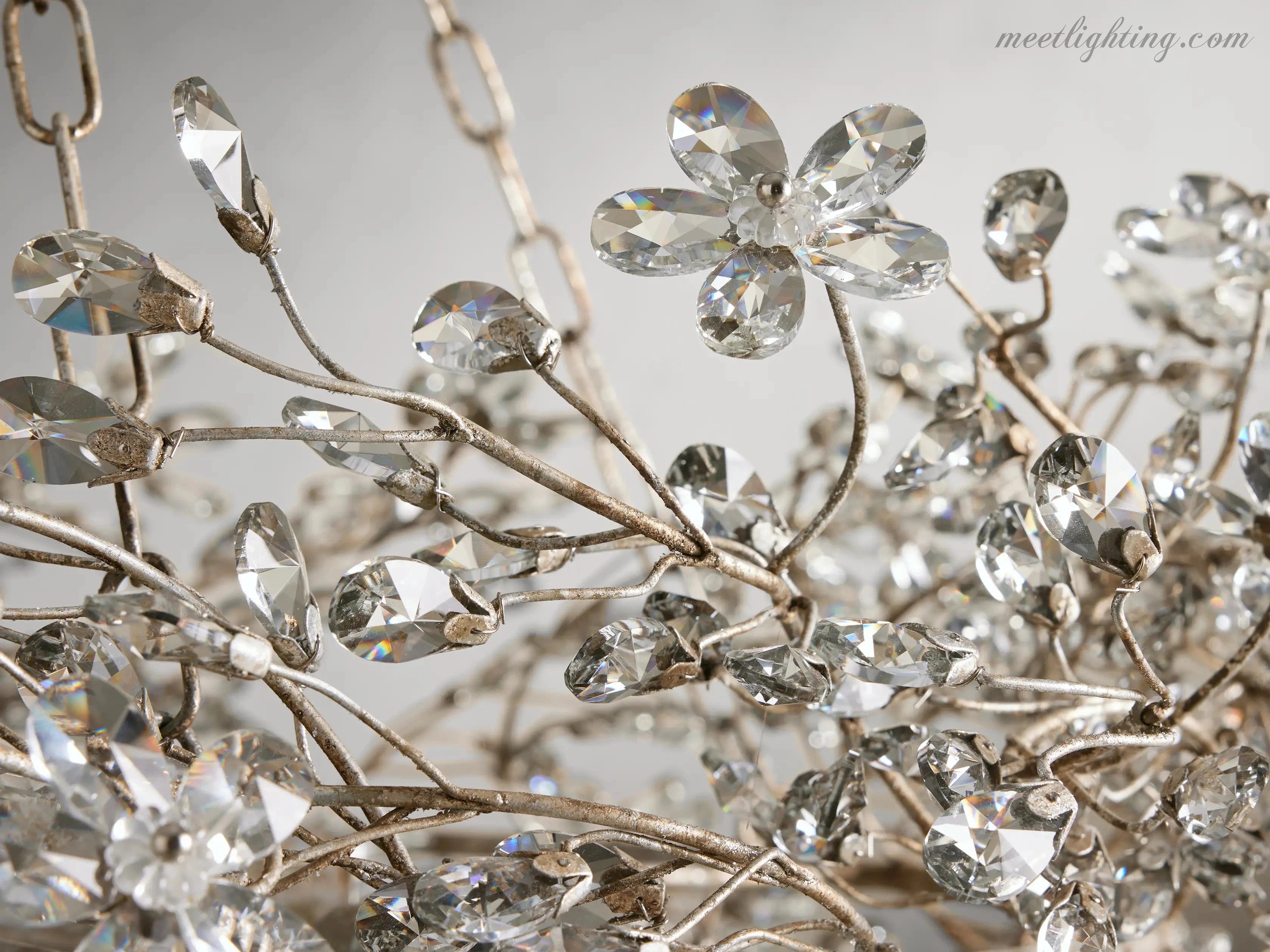 Fiore Oval Chandelier-MEET LIGHTING