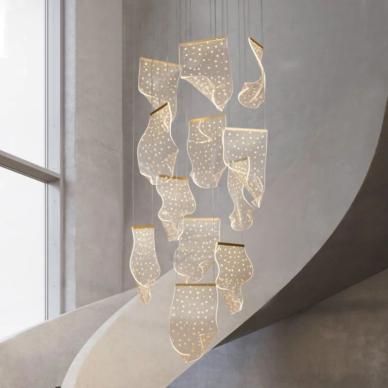 Flame Branch Chandelier-MEET LIGHTING