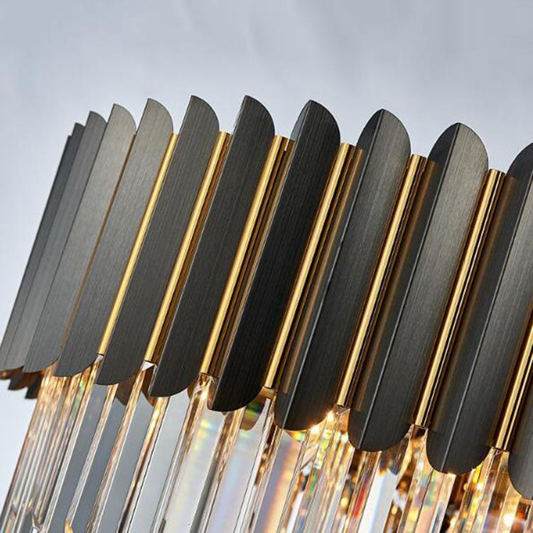 Flavian Double Tier Crystal Chandelier-MEET LIGHTING