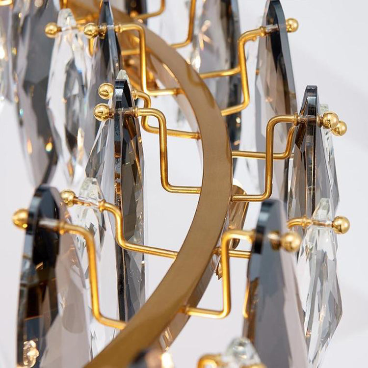 Flor Crystal Round Chandelier-MEET LIGHTING