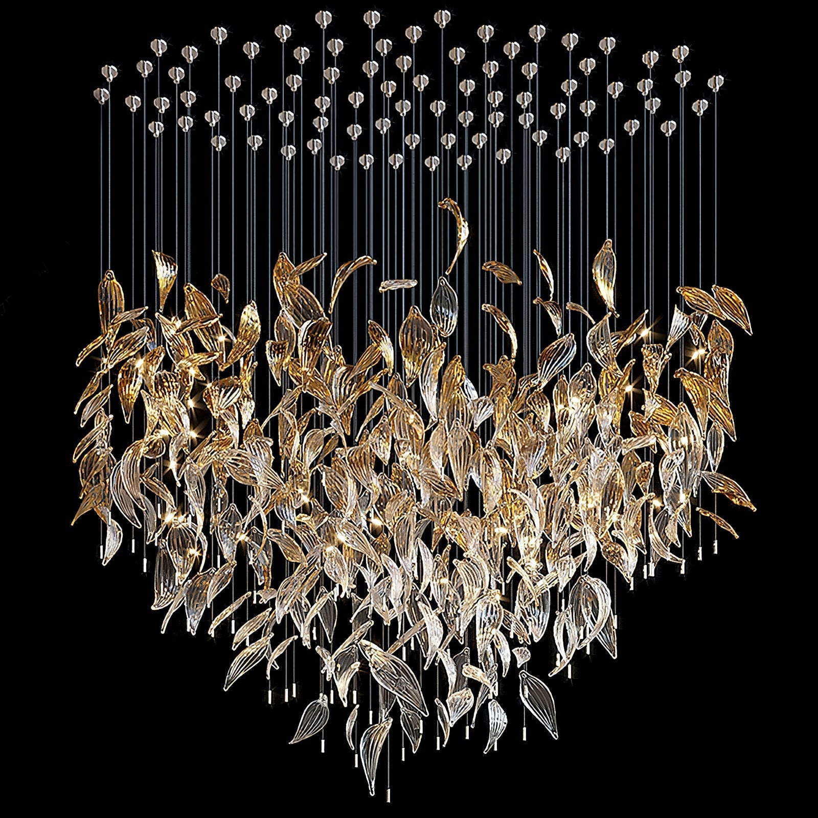 Fluttering Leaves Chandelier-MEET LIGHTING