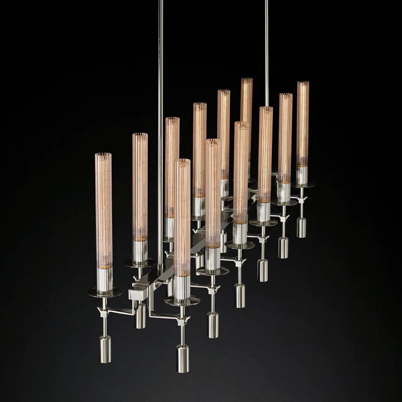 Fonta Linear Chandelier 54"-MEET LIGHTING