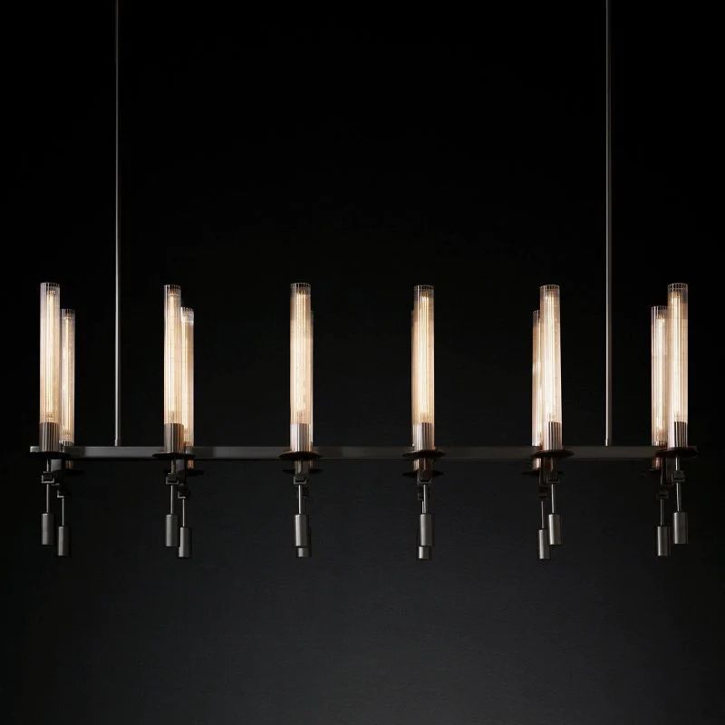 Fonta Linear Chandelier 54"-MEET LIGHTING