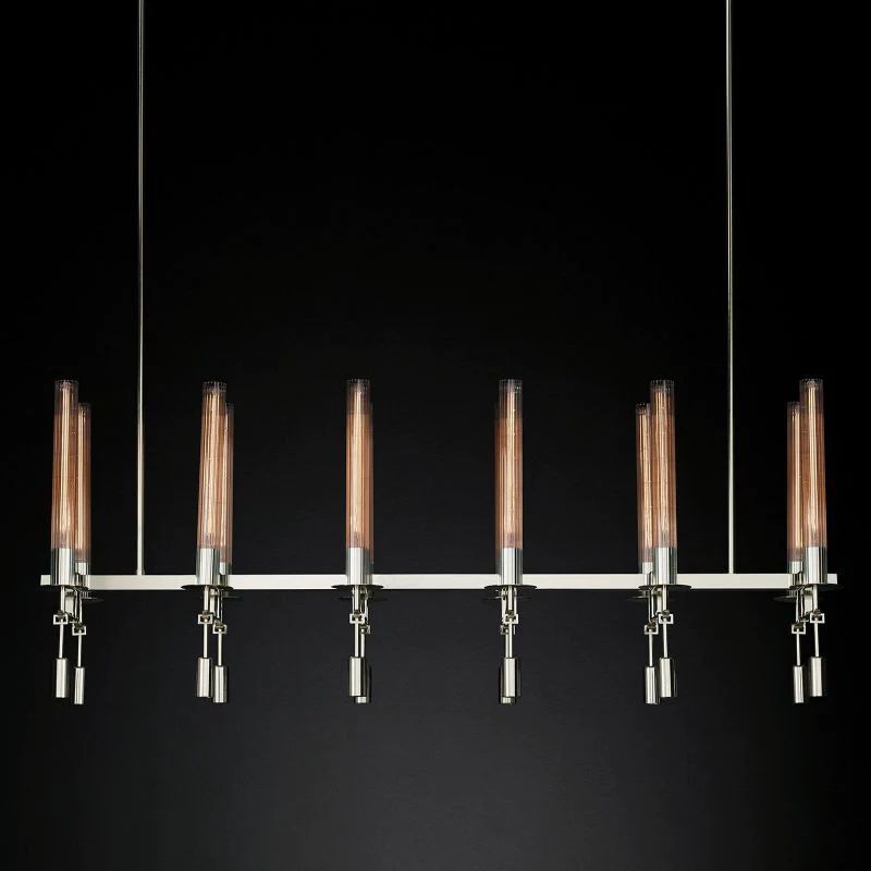 Fonta Linear Chandelier 54"-MEET LIGHTING