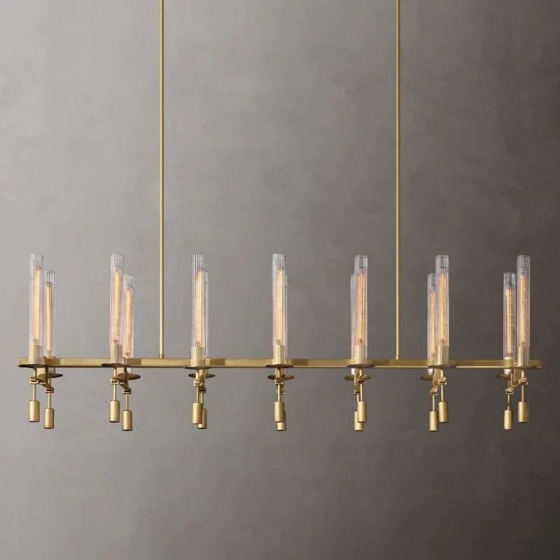 Fonta Linear Chandelier 66"-MEET LIGHTING