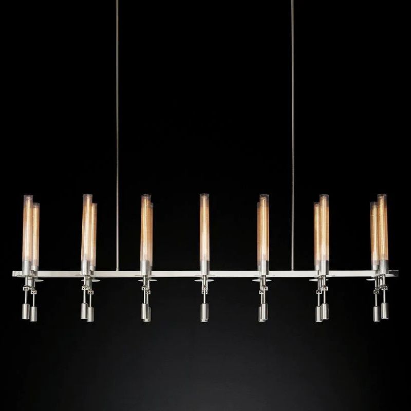 Fonta Linear Chandelier 66"-MEET LIGHTING