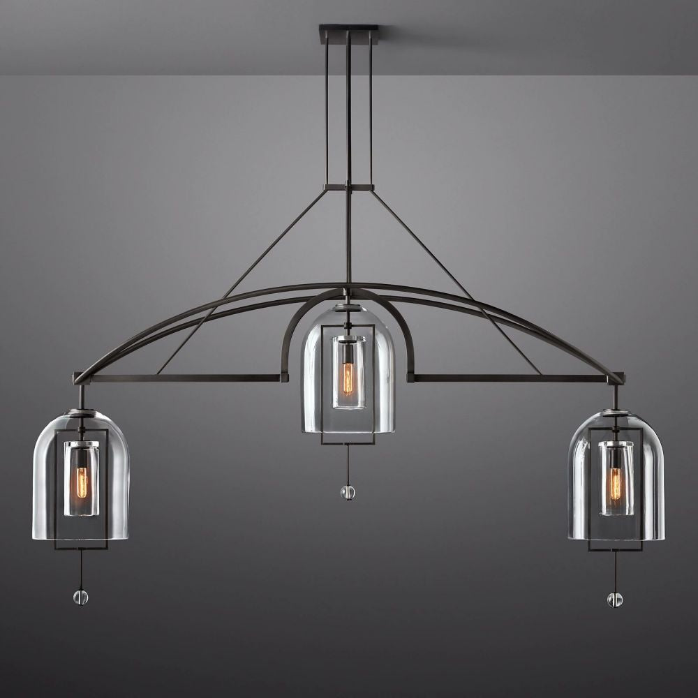 Fulcrum Linear Chandelier-MEET LIGHTING