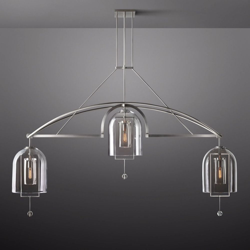 Fulcrum Linear Chandelier-MEET LIGHTING