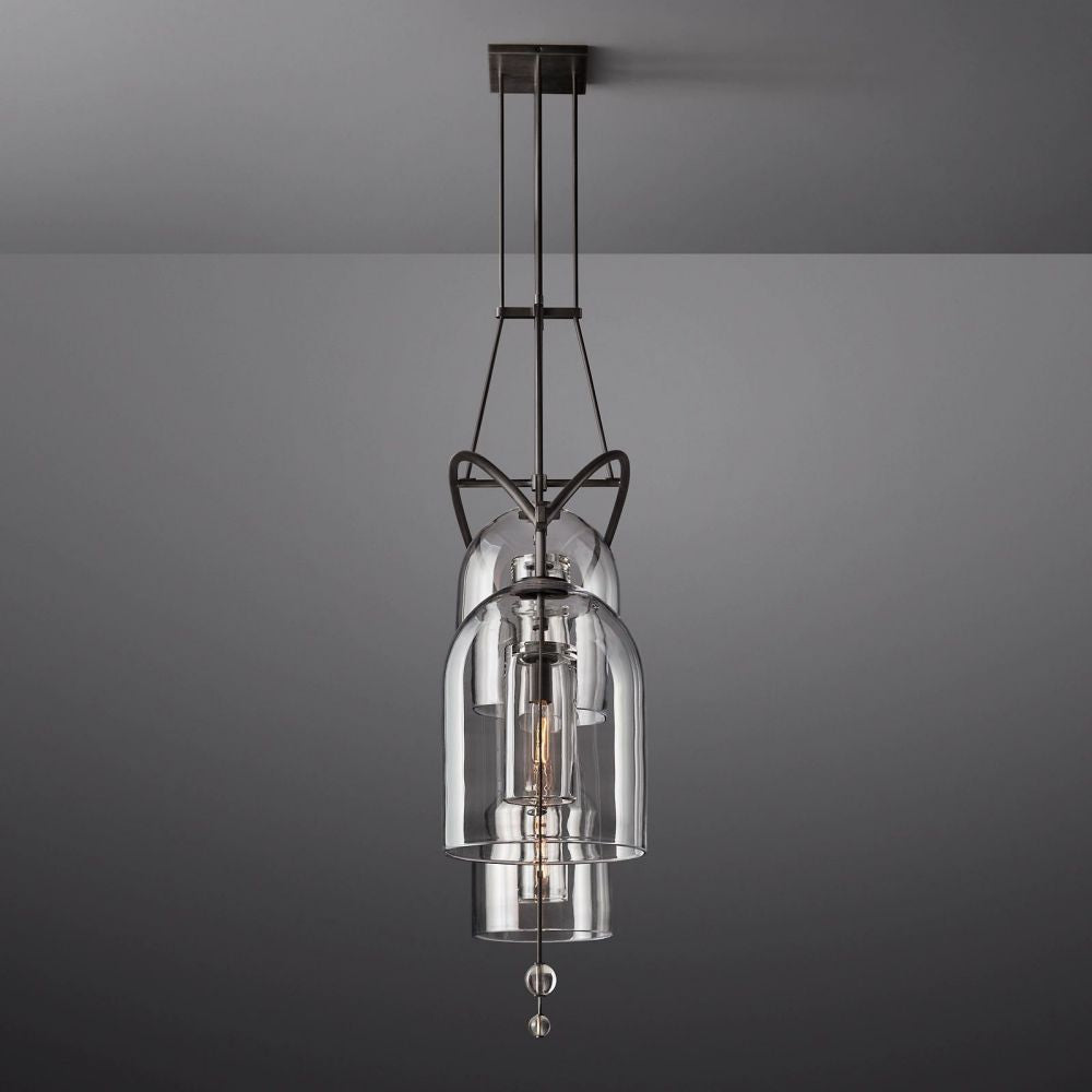 Fulcrum Linear Chandelier-MEET LIGHTING